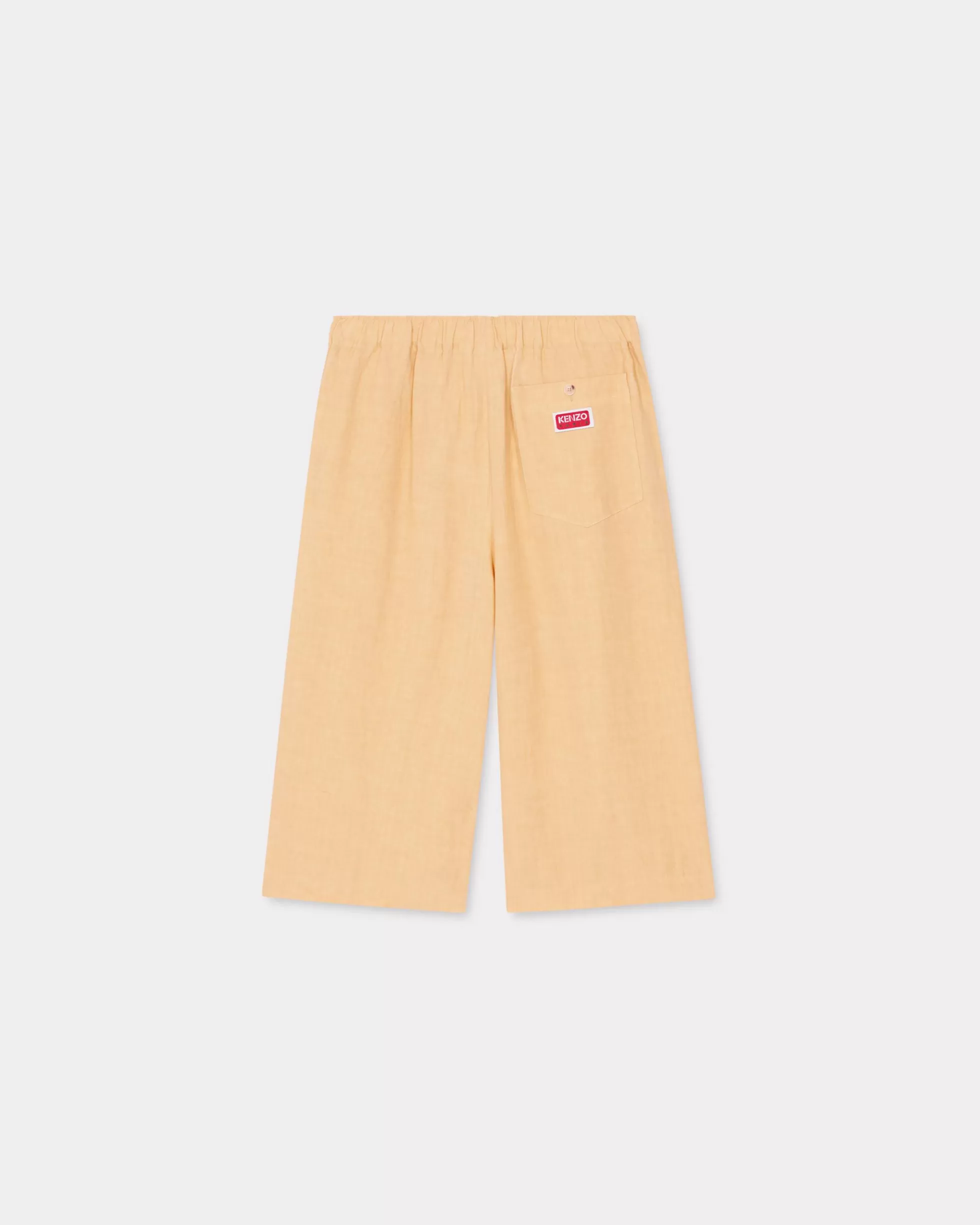 Hosen und Shorts | Neue>KENZO Lange, elastische Shorts Camel