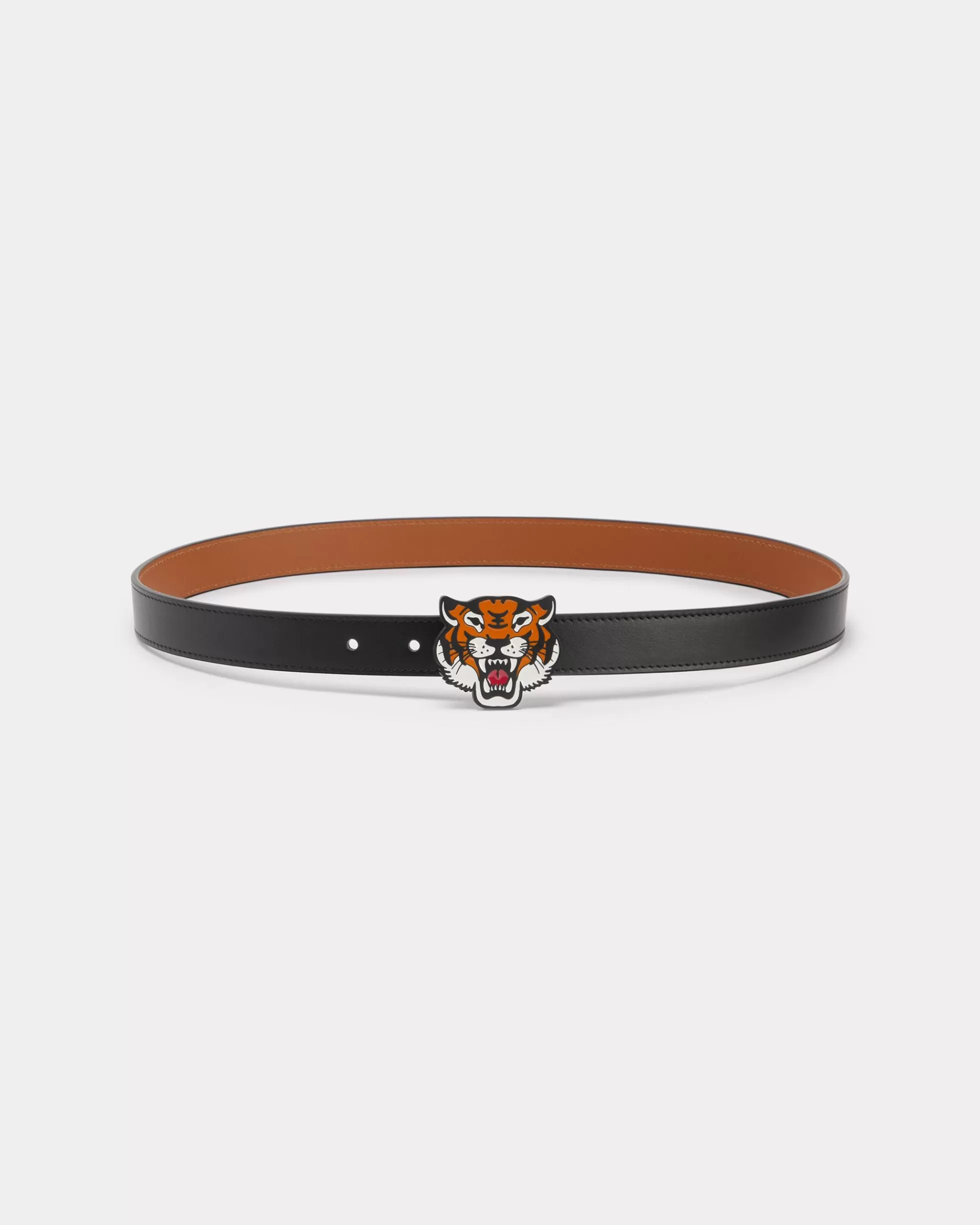 Lucky Tiger | Lucky Tiger>KENZO Leder-Wendegürtel „ Buckle“ Multicolor