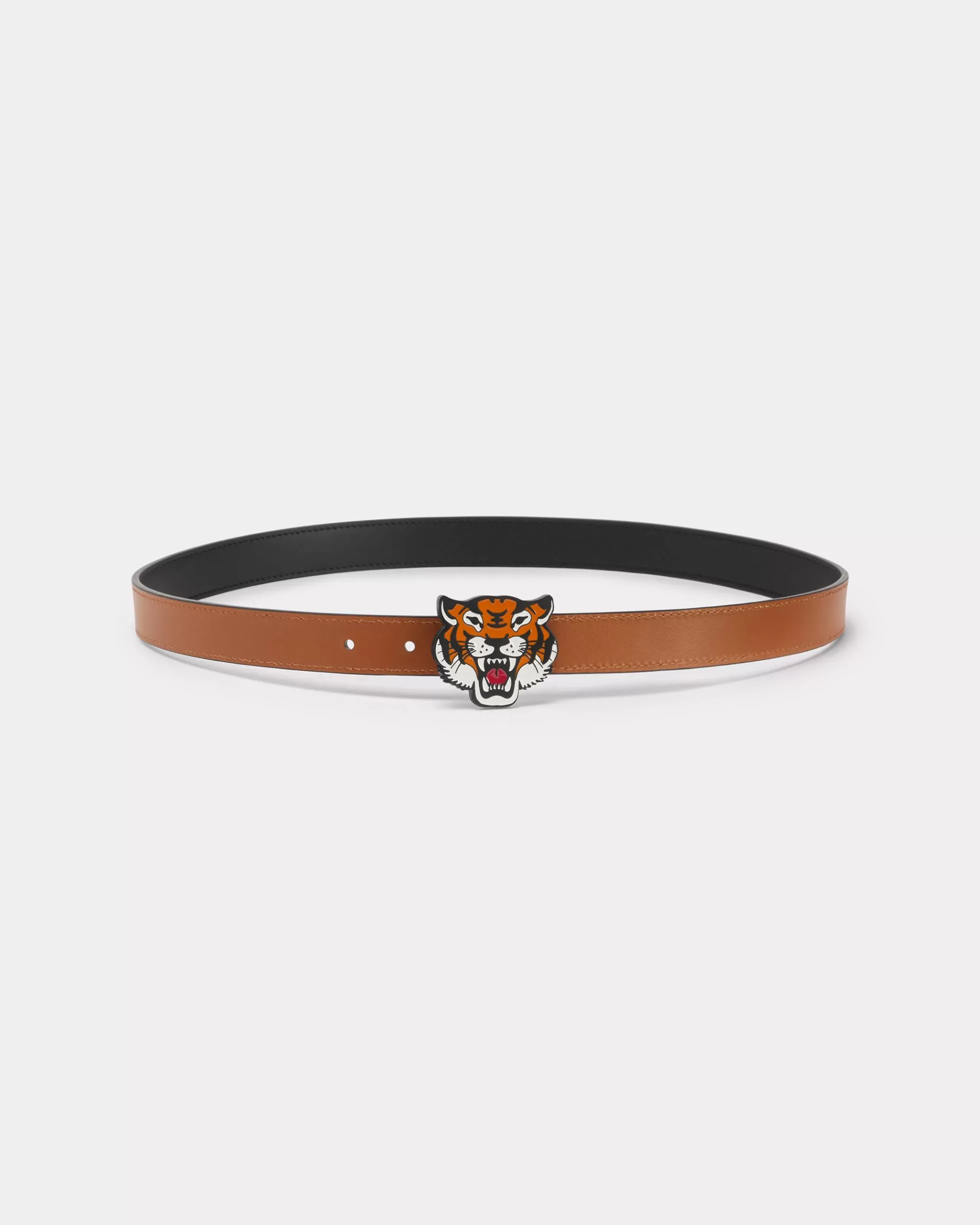 Lucky Tiger | Lucky Tiger>KENZO Leder-Wendegürtel „ Buckle“ Multicolor