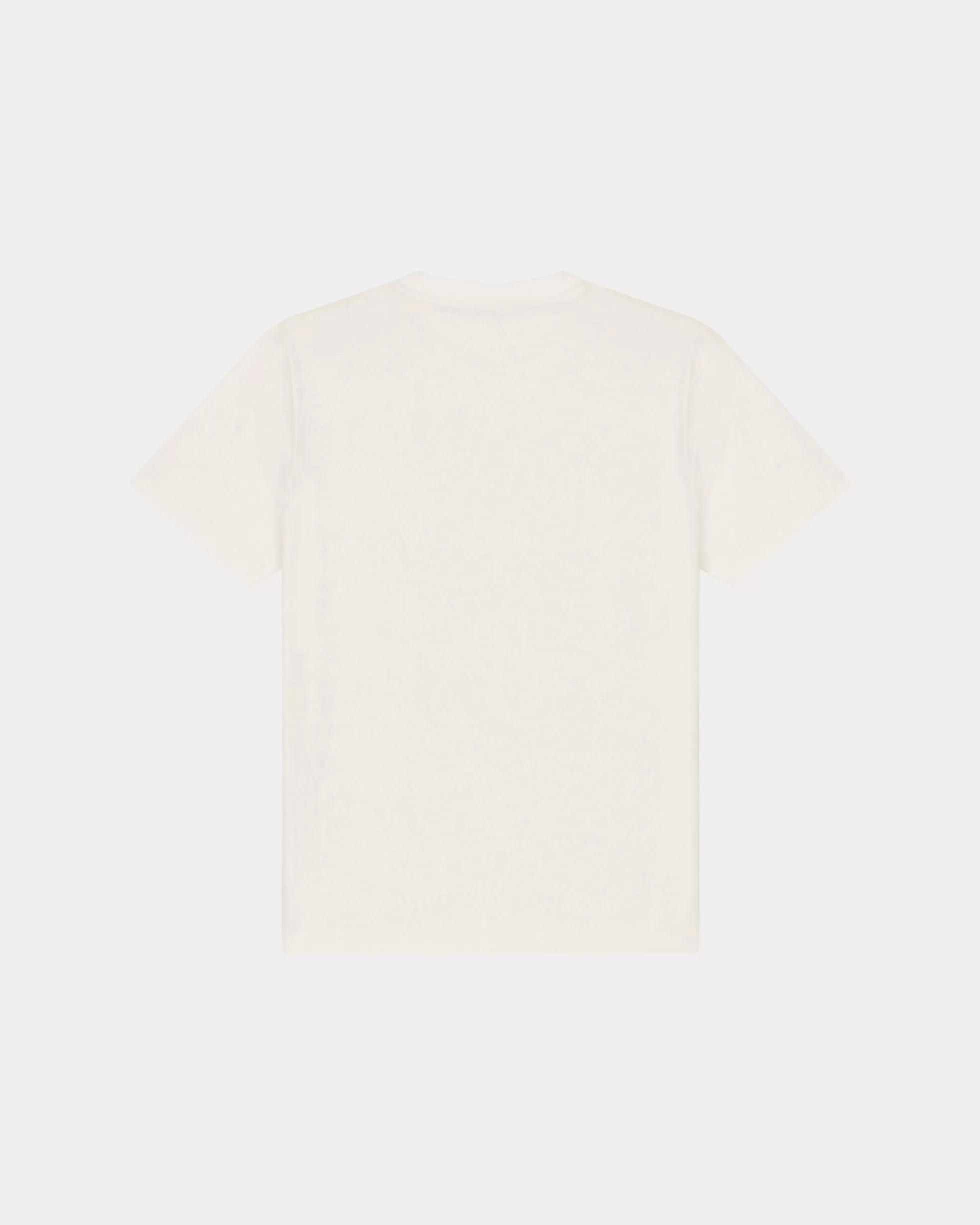 T-shirts und Polos | Geschenke>KENZO Lockeres T-Shirt mit „ Drawn Varsity“-Stickerei Off White