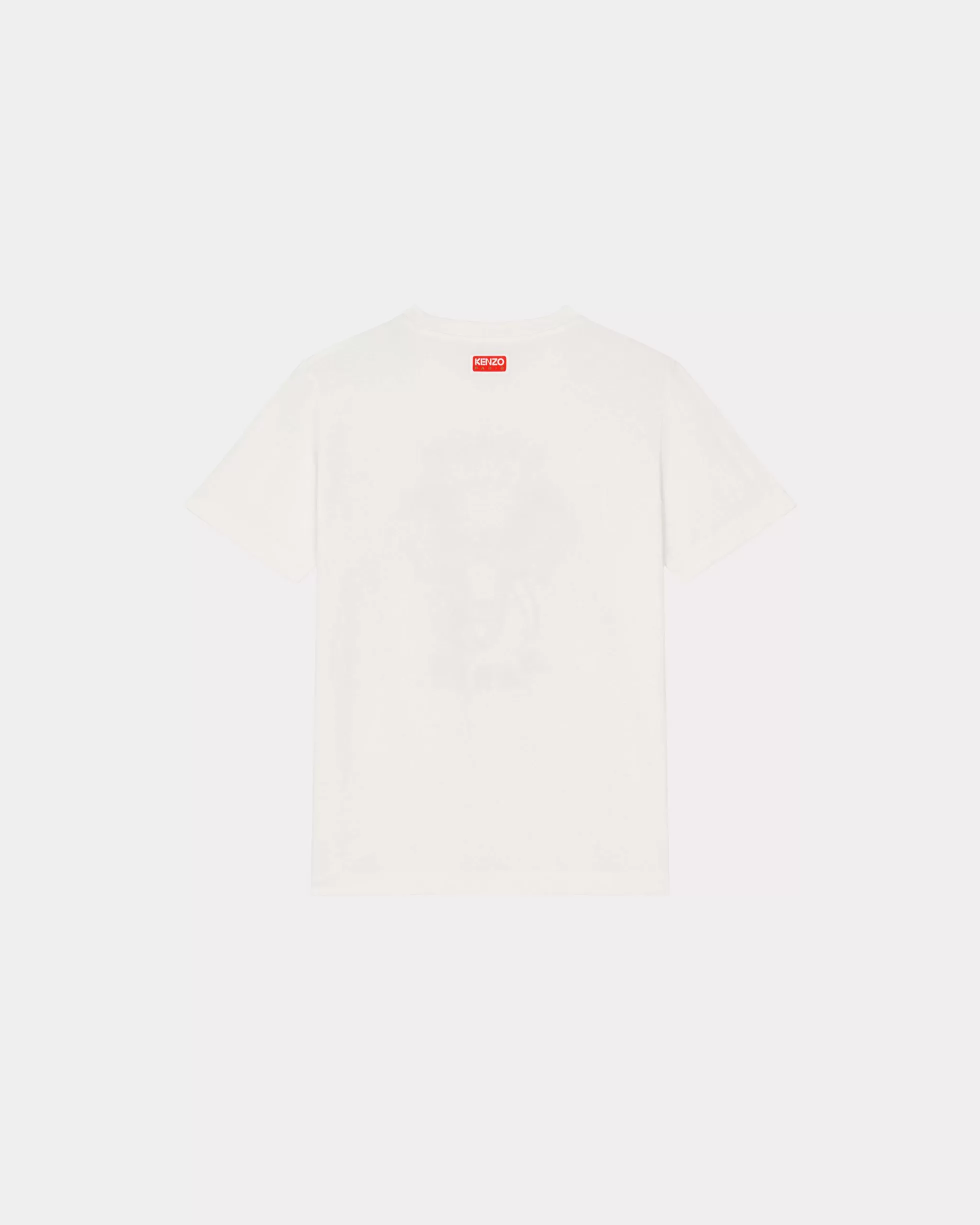 T-shirts und Polos>KENZO Lockeres T-Shirt   Éléphant „Varsity Jungle“ Off White