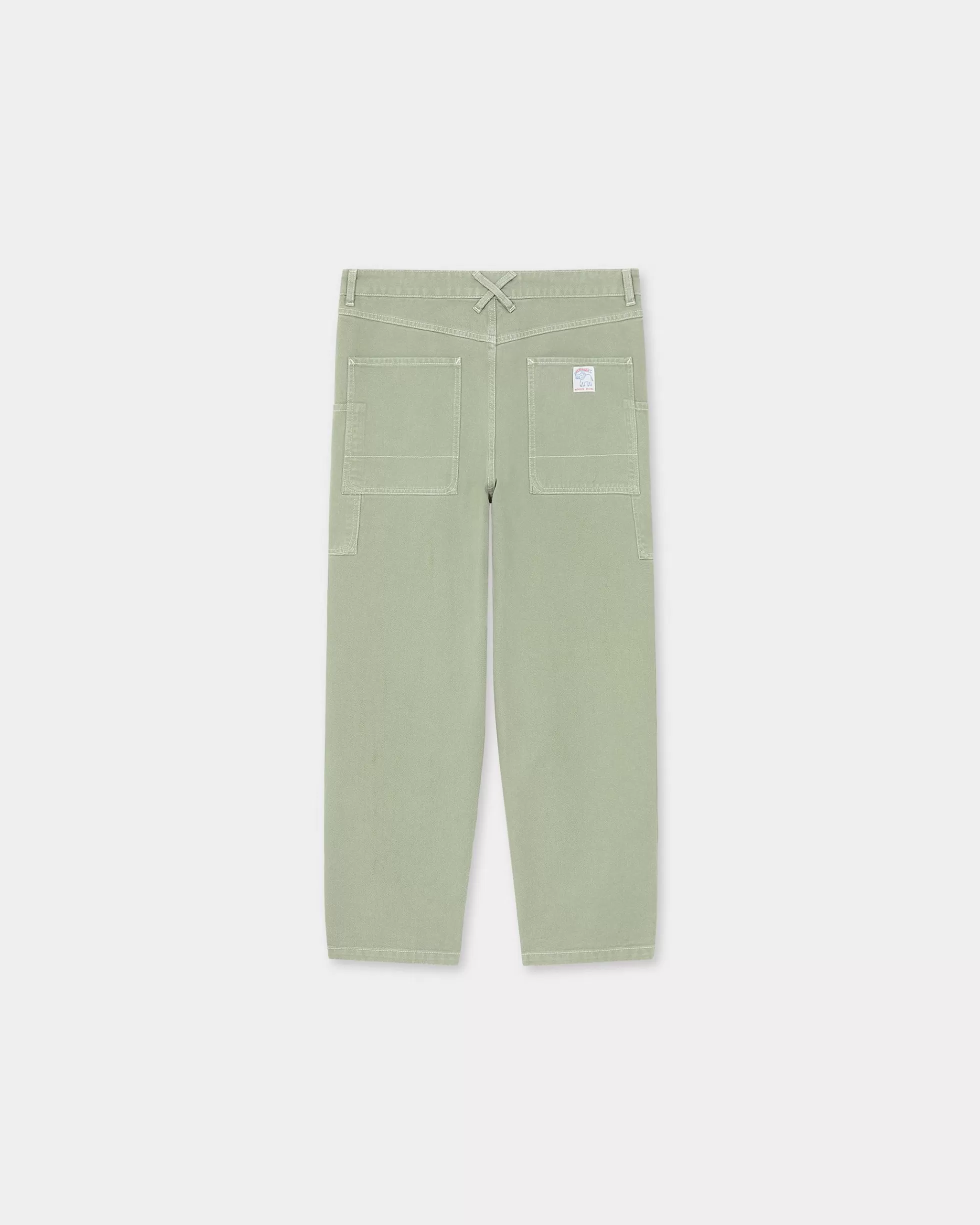 Denim | Hosen und Shorts>KENZO Monkey-Fit Jeans „ Éléphant Flag“ Almond Green