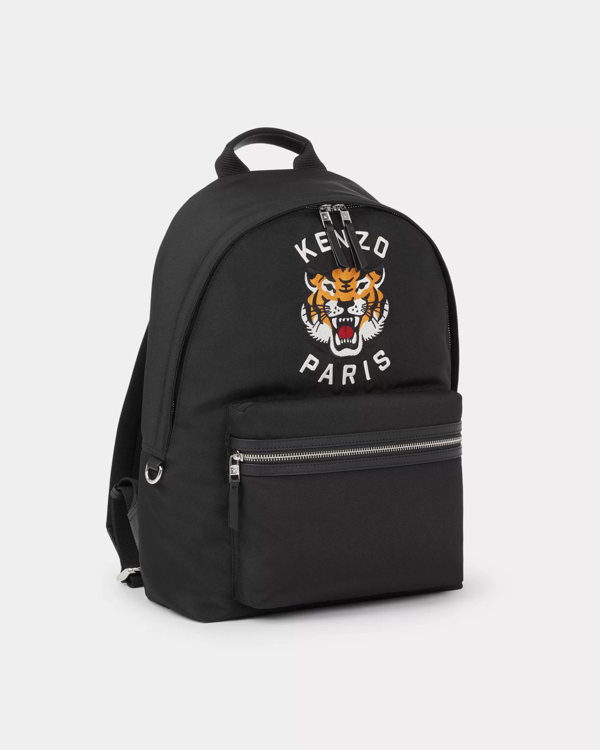 Taschen | Damentaschen>KENZO Nylon-Rucksack „ Varsity“ Black