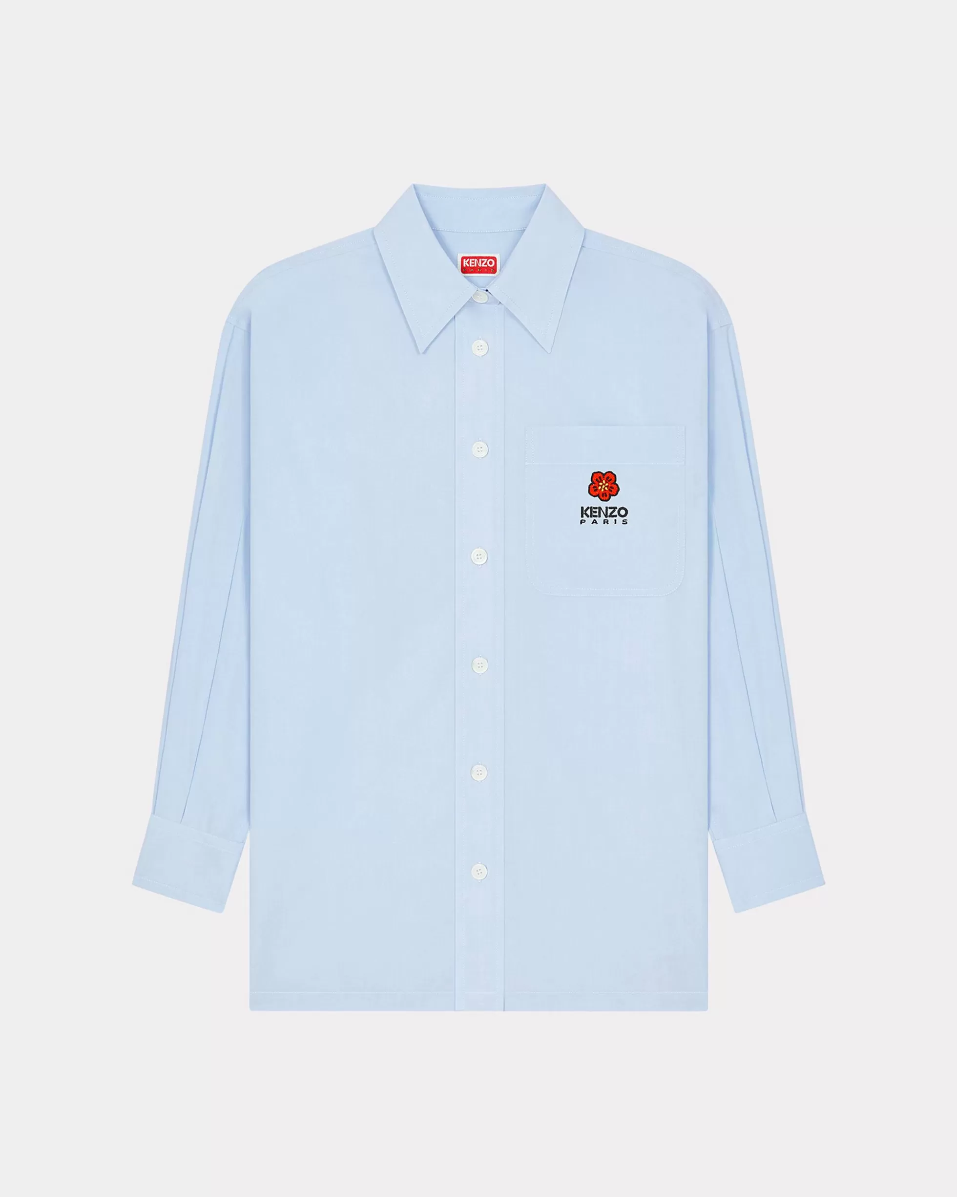 Hemd und Tops | Boke Flower>KENZO Oversized geschnittenes Hemd „Boke Flower“ Light Blue