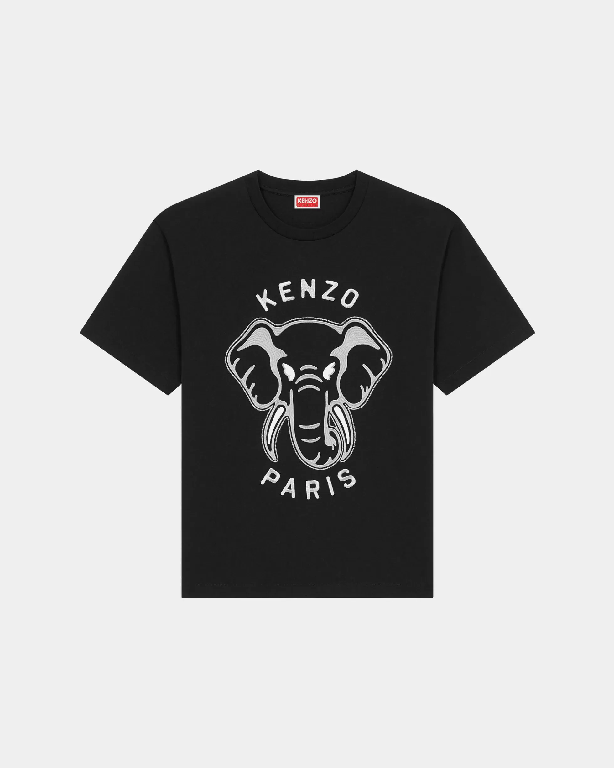 T-shirts und Polos>KENZO Oversized T-Shirt „ Éléphant“ Black