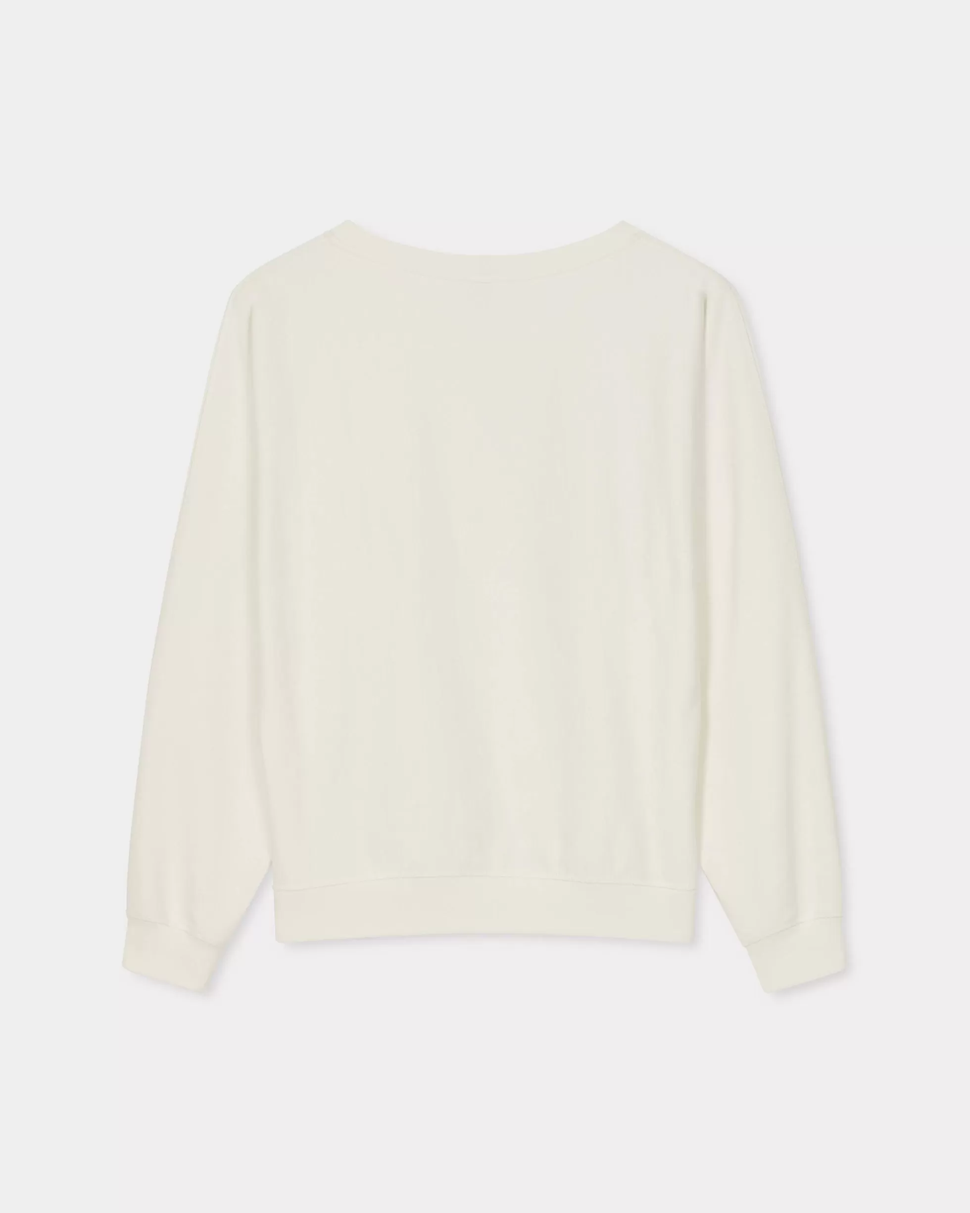 Sweatshirts und Hoodies | Neue>KENZO Oversize-Fledermaus-Sweatshirt „ Rose“ Off White