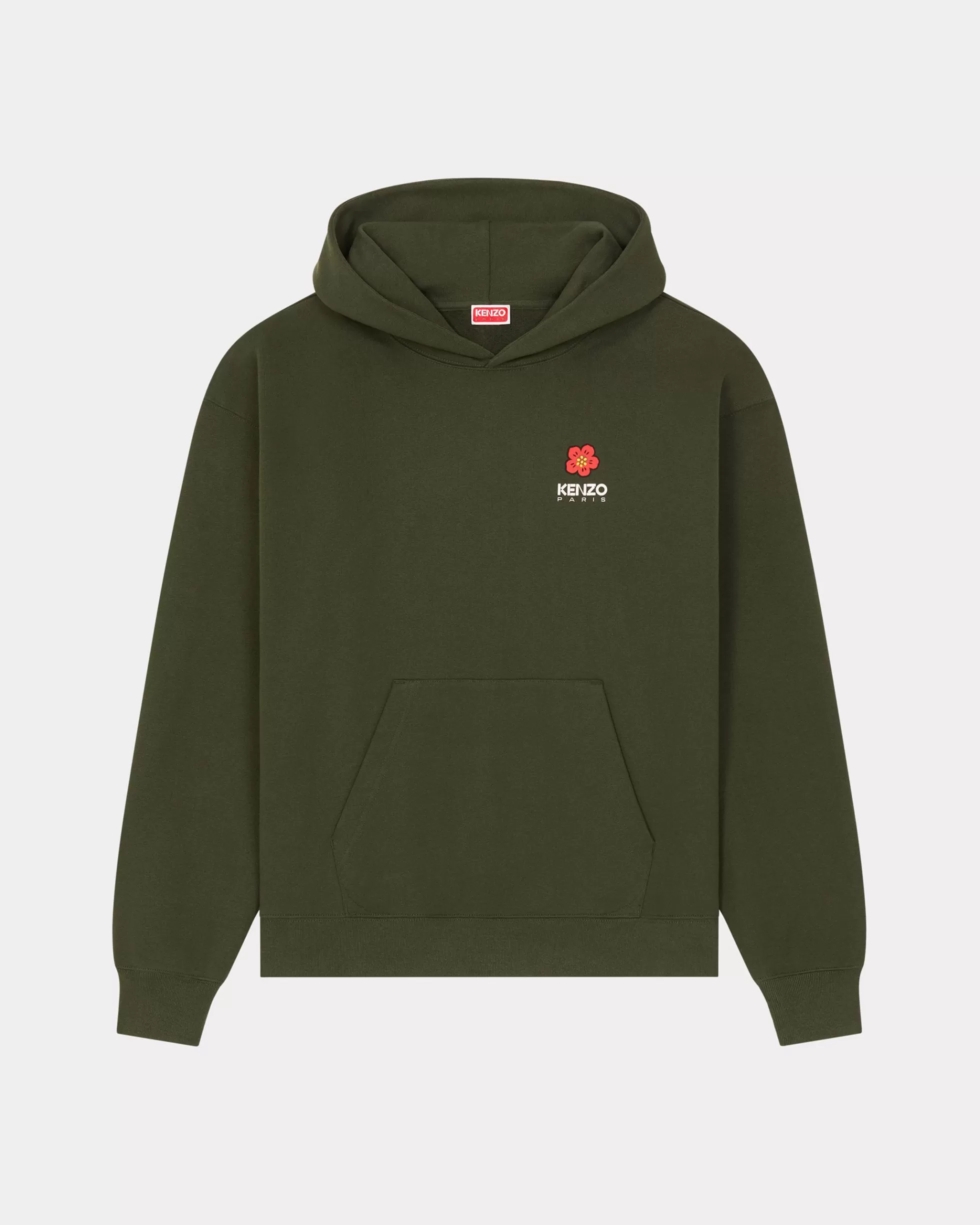 Sweatshirts und Hoodies | Geschenke>KENZO Oversize-Hoodie mit „Boke Flower“ Dark Khaki