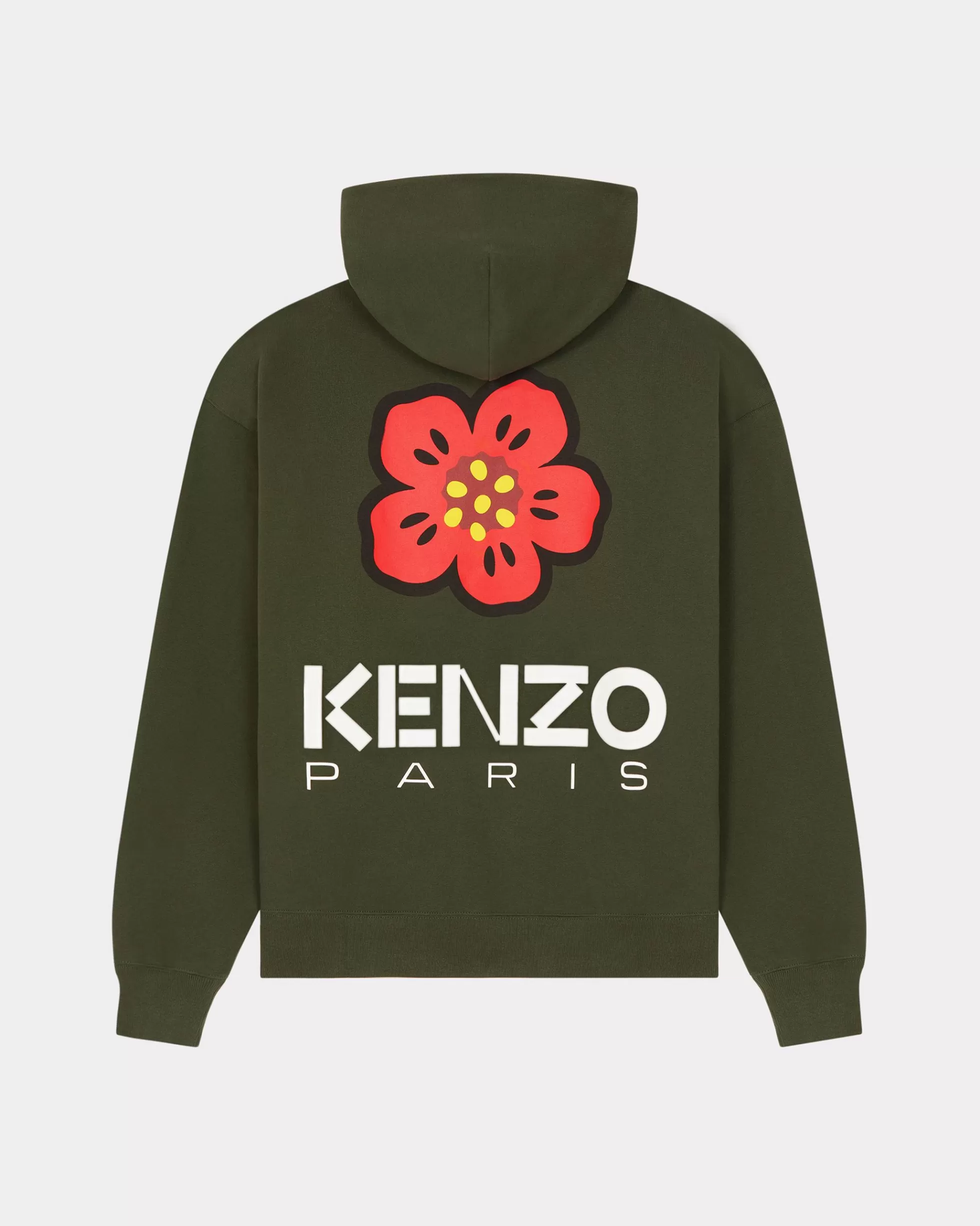 Sweatshirts und Hoodies | Geschenke>KENZO Oversize-Hoodie mit „Boke Flower“ Dark Khaki