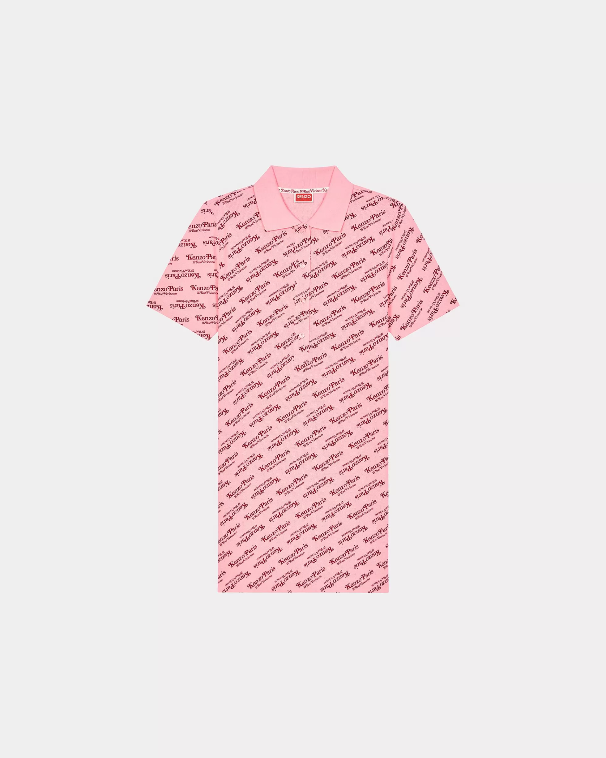 Kleider und Röcke>KENZO Polo Minikleid ' by Verdy' Faded Pink