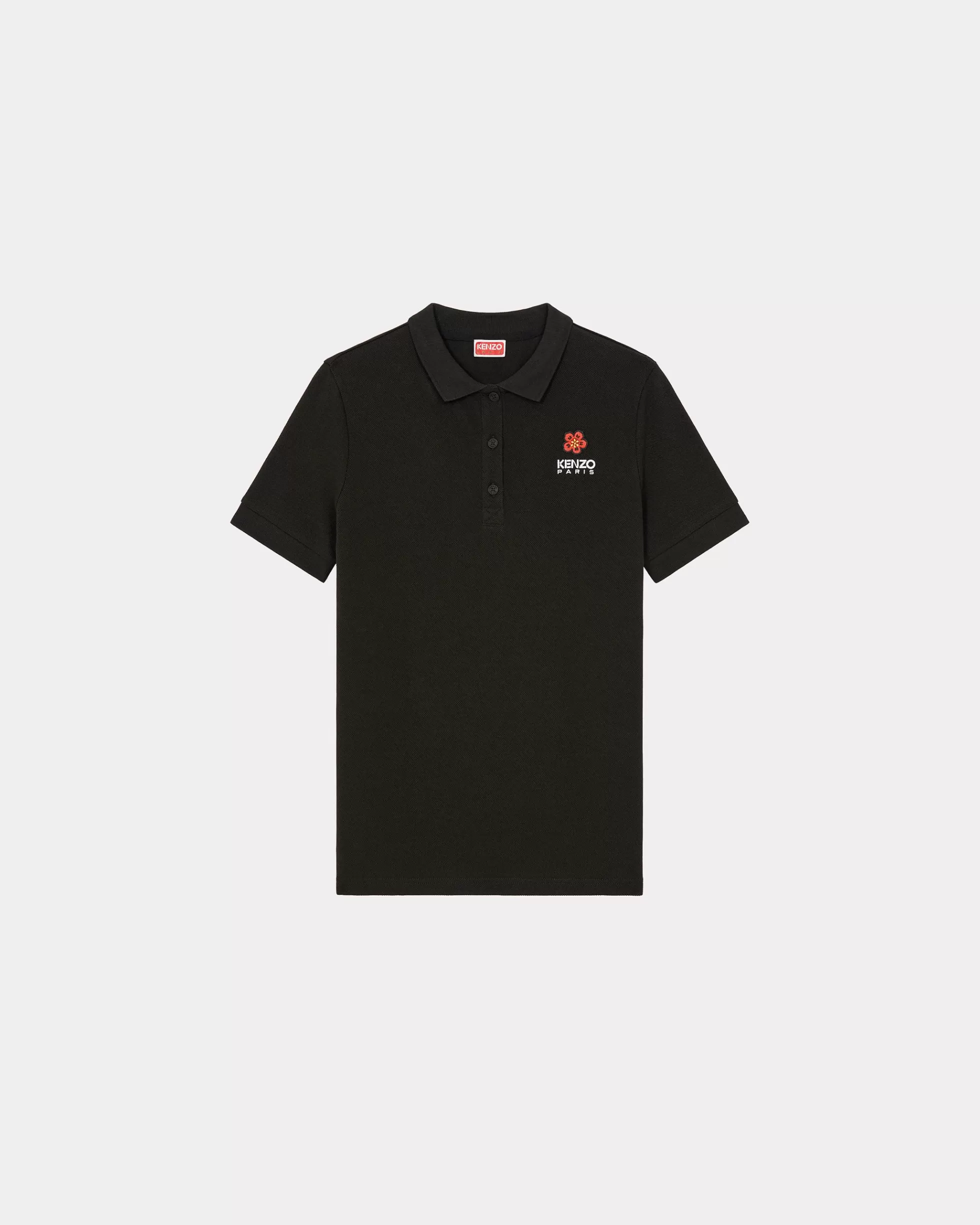 T-shirts und Polos | Boke Flower>KENZO Poloshirt mit „Boke Flower Crest“ Black