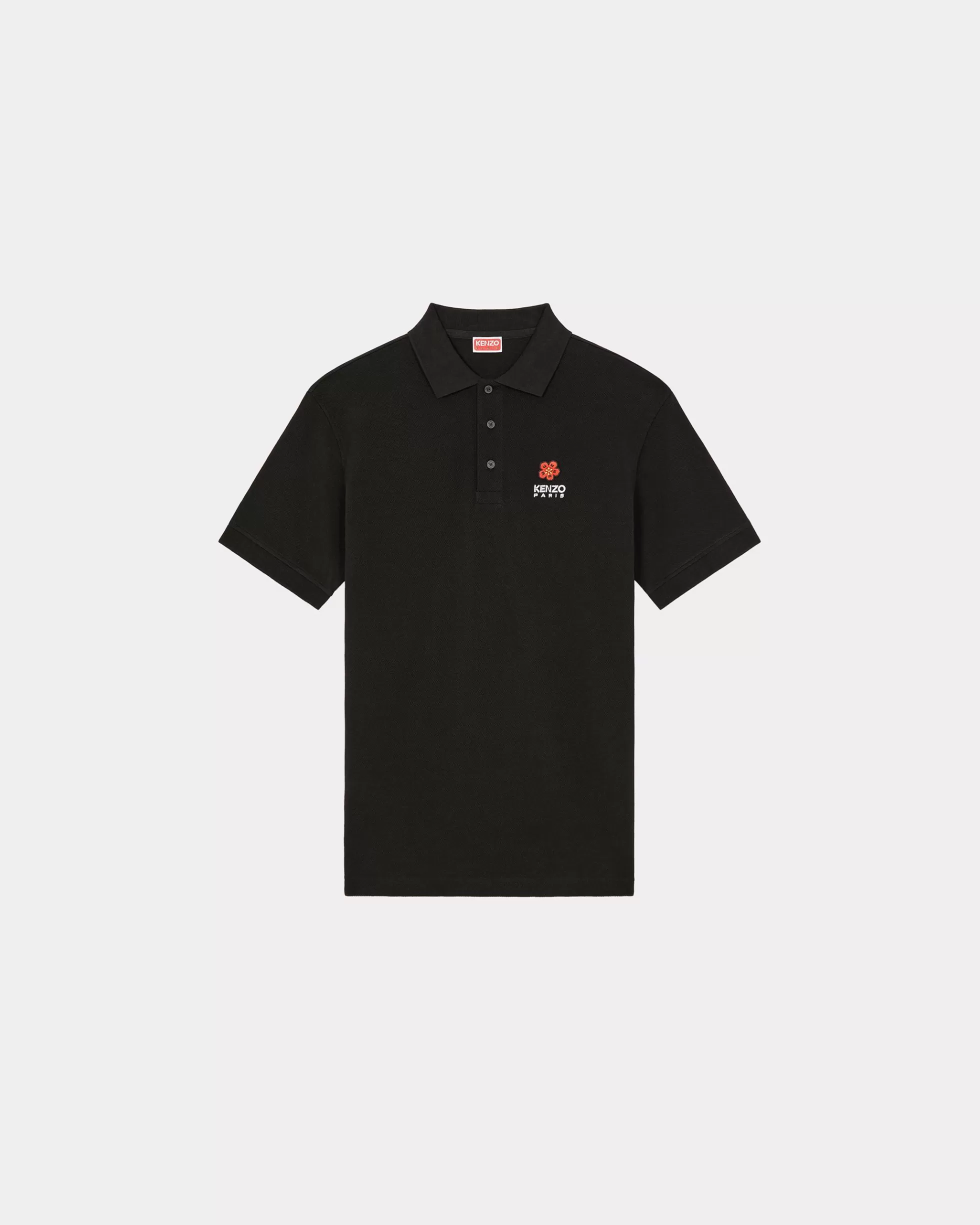 T-shirts und Polos | Boke Flower>KENZO Poloshirt mit „Boke Flower Crest“ Black