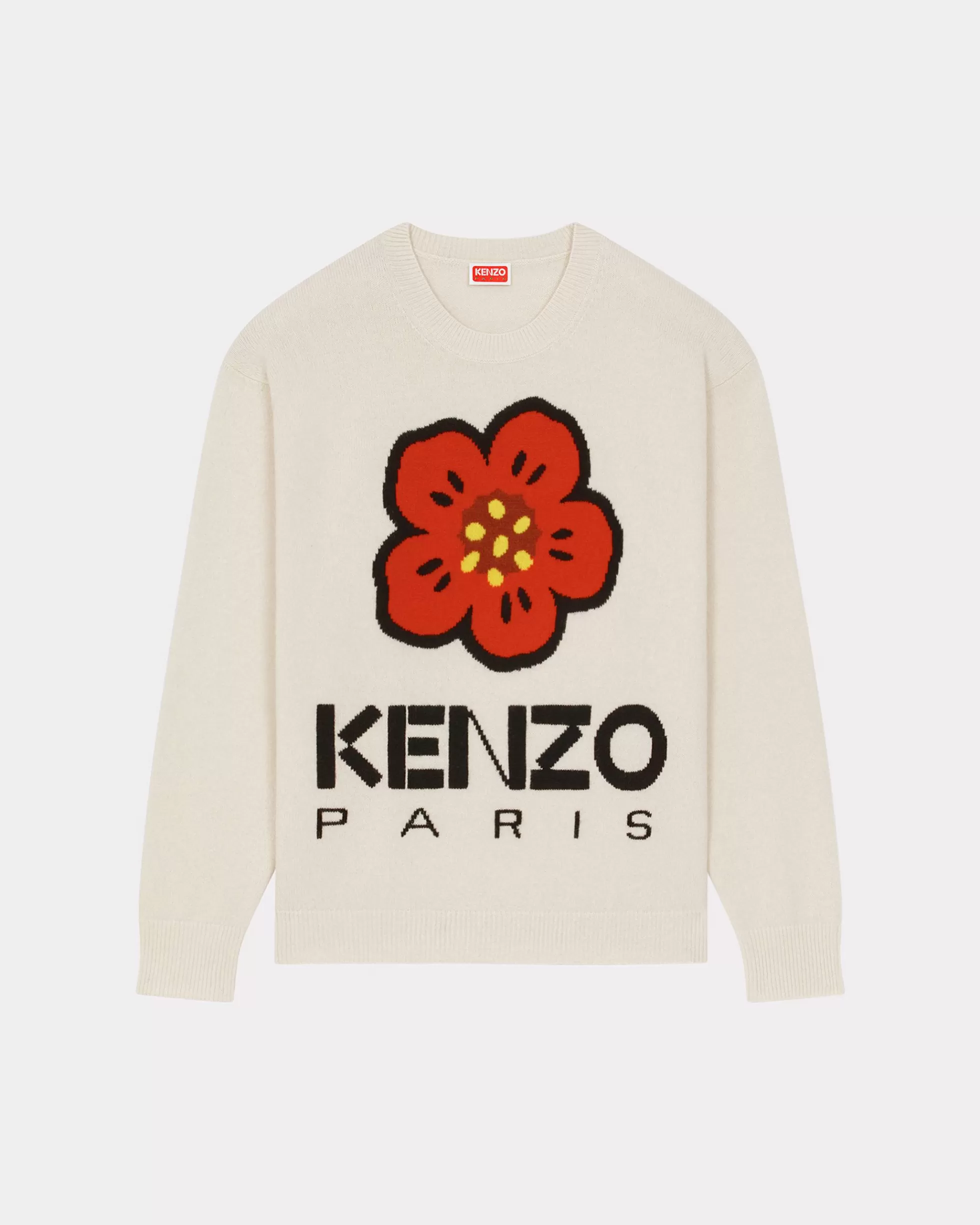 Pullover>KENZO Pullover „Boke Flower“ aus Merinowolle Off White