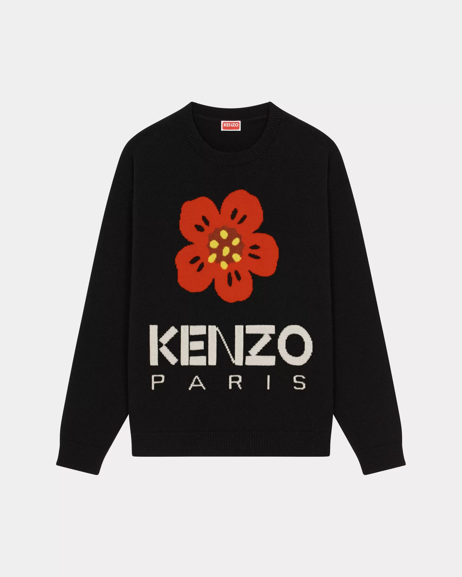 Pullover>KENZO Pullover „Boke Flower“ aus Merinowolle Black