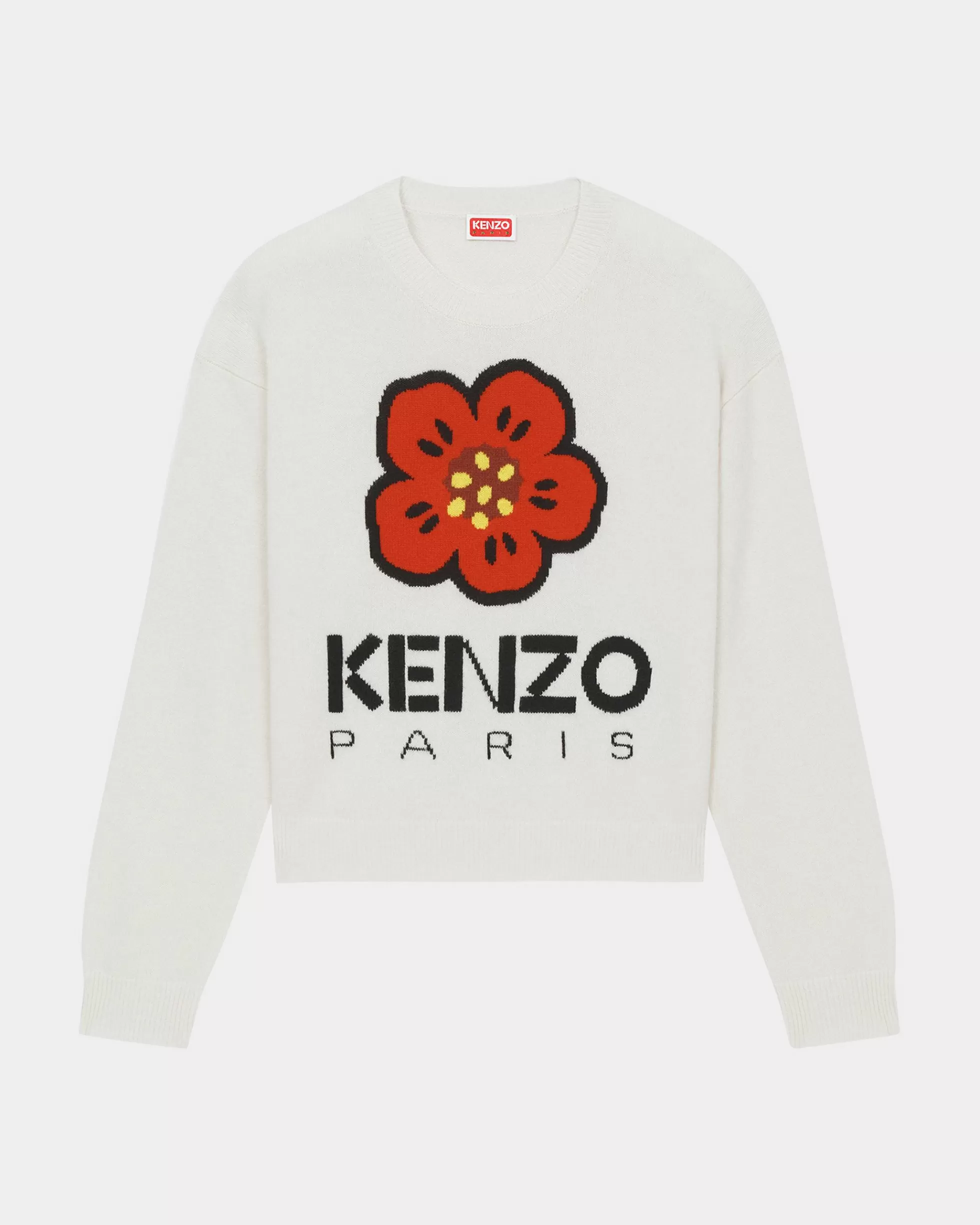 Pullover>KENZO Pullover „Boke Flower“ aus Wolle Off White