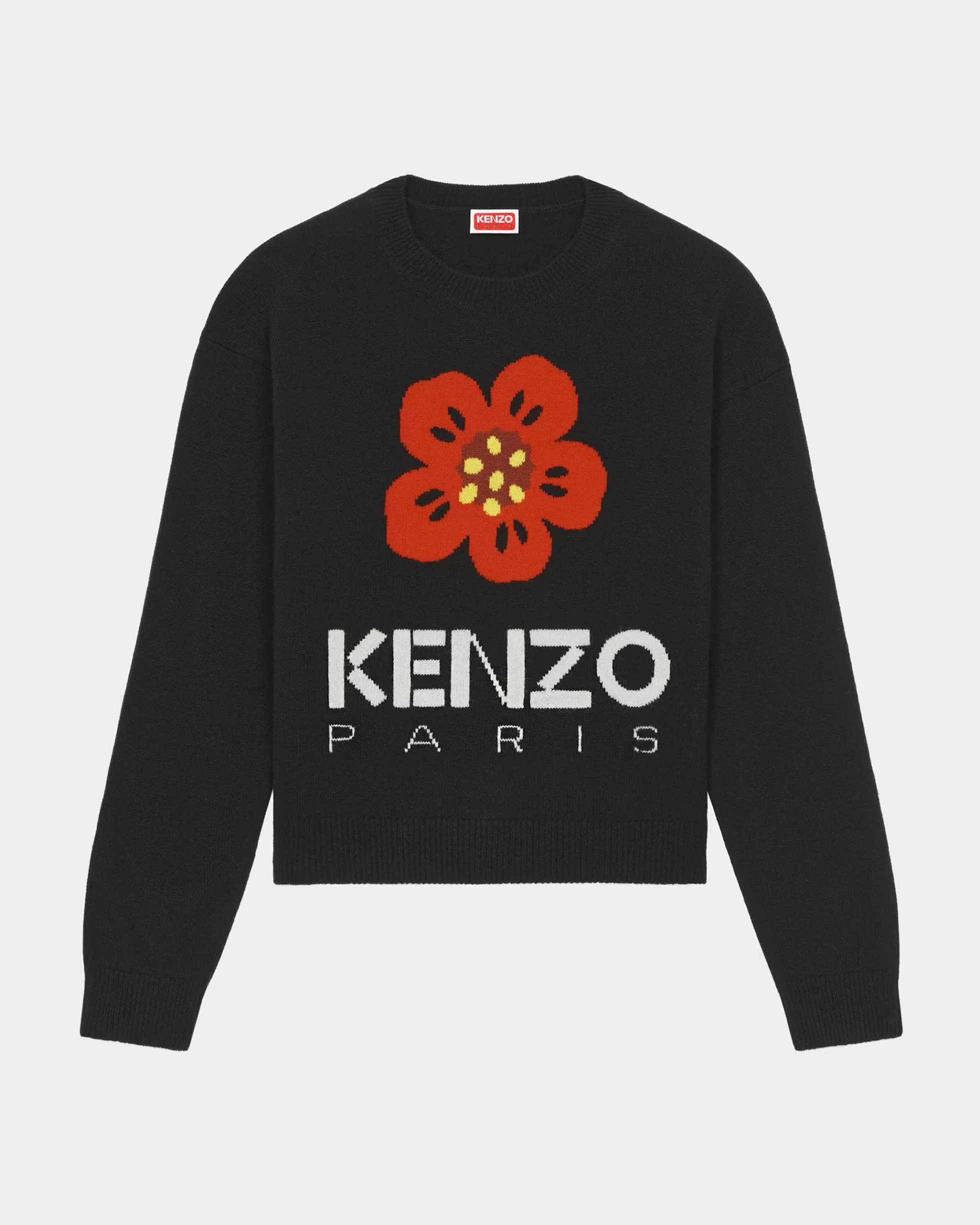 Pullover | Boke Flower>KENZO Pullover „Boke Flower“ aus Wolle Black