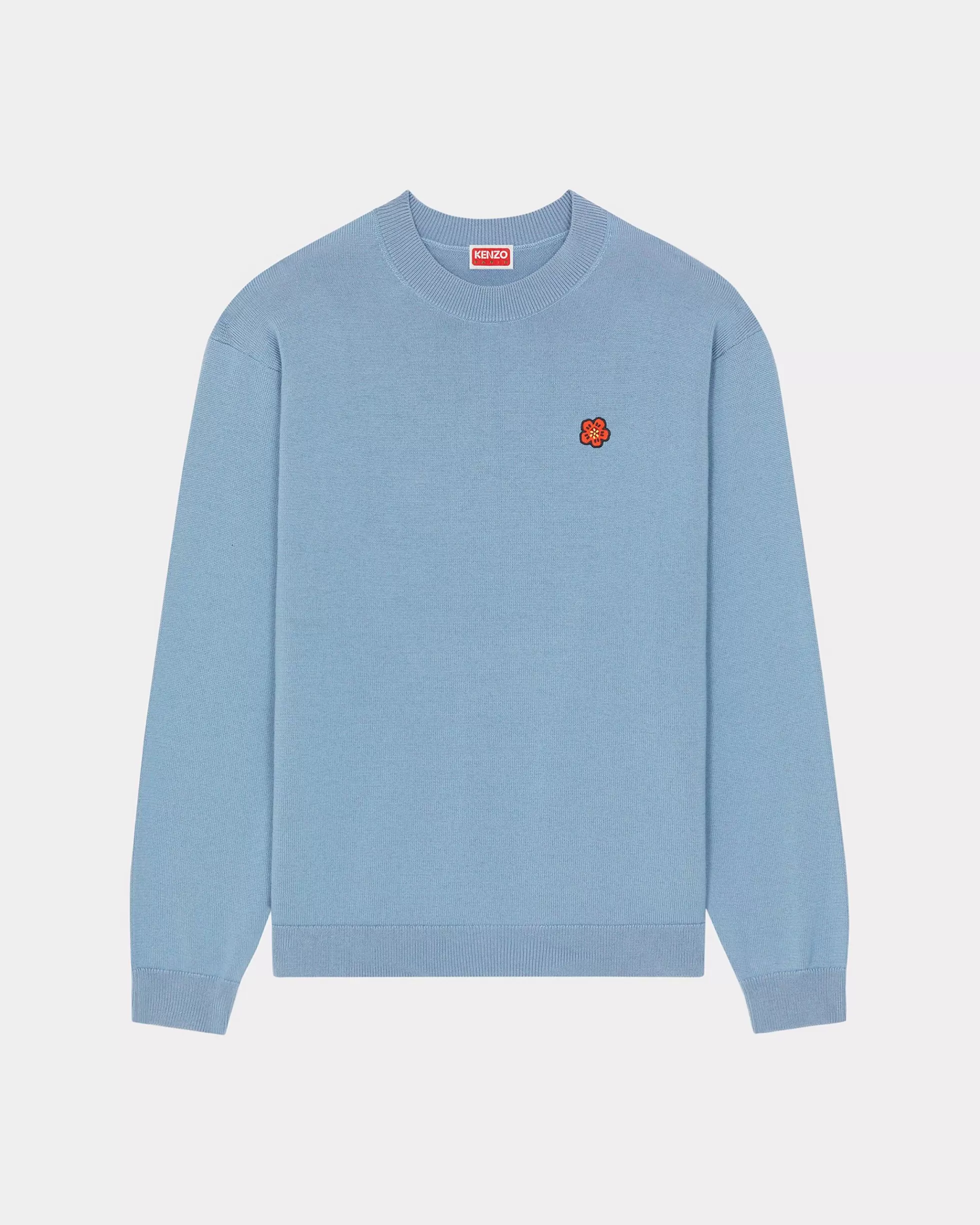 Pullover | Boke Flower>KENZO Pullover mit „BOKE FLOWER Crest“-Stickerei Blue