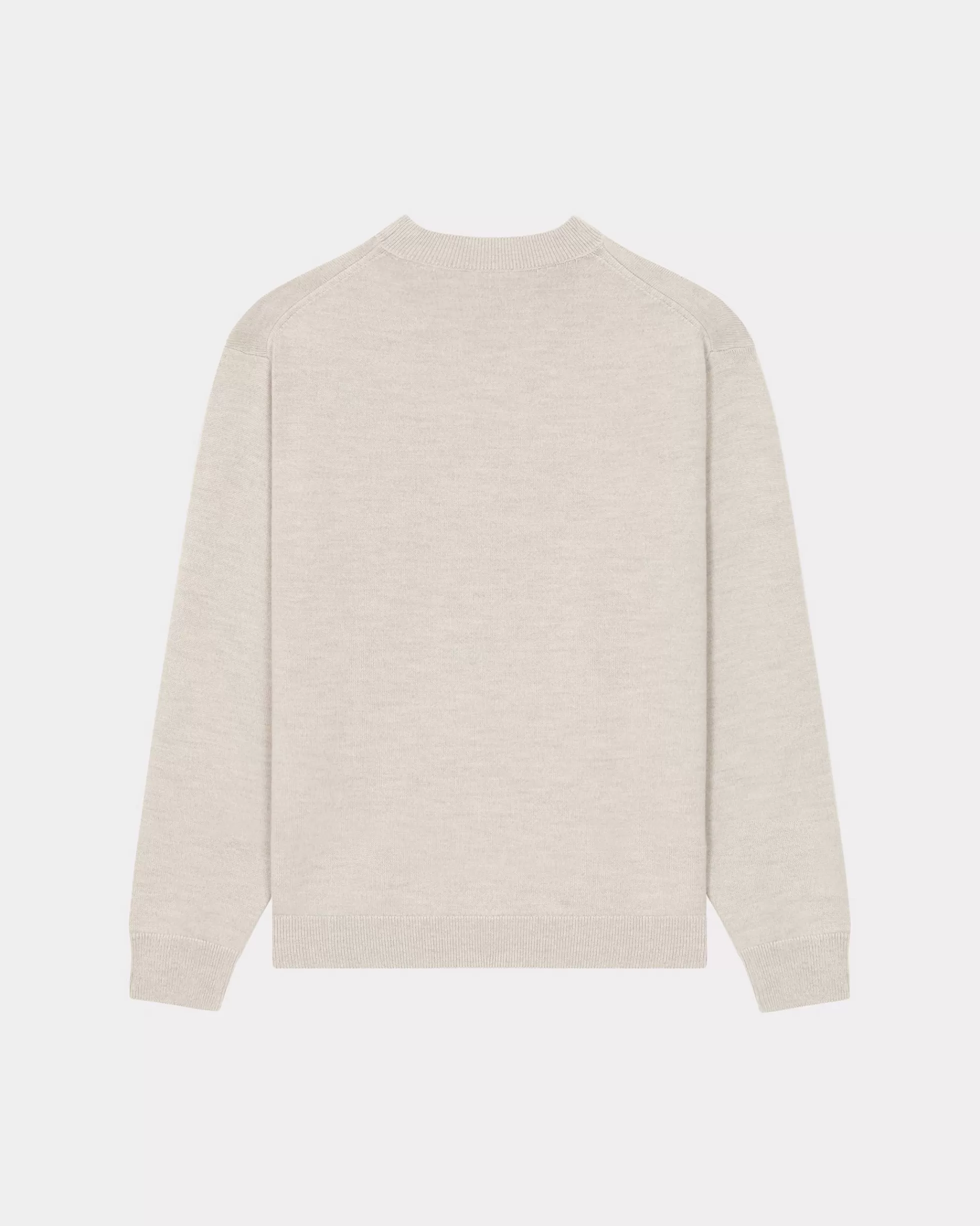 Pullover | Boke Flower>KENZO Pullover mit „BOKE FLOWER Crest“-Stickerei Pale Grey