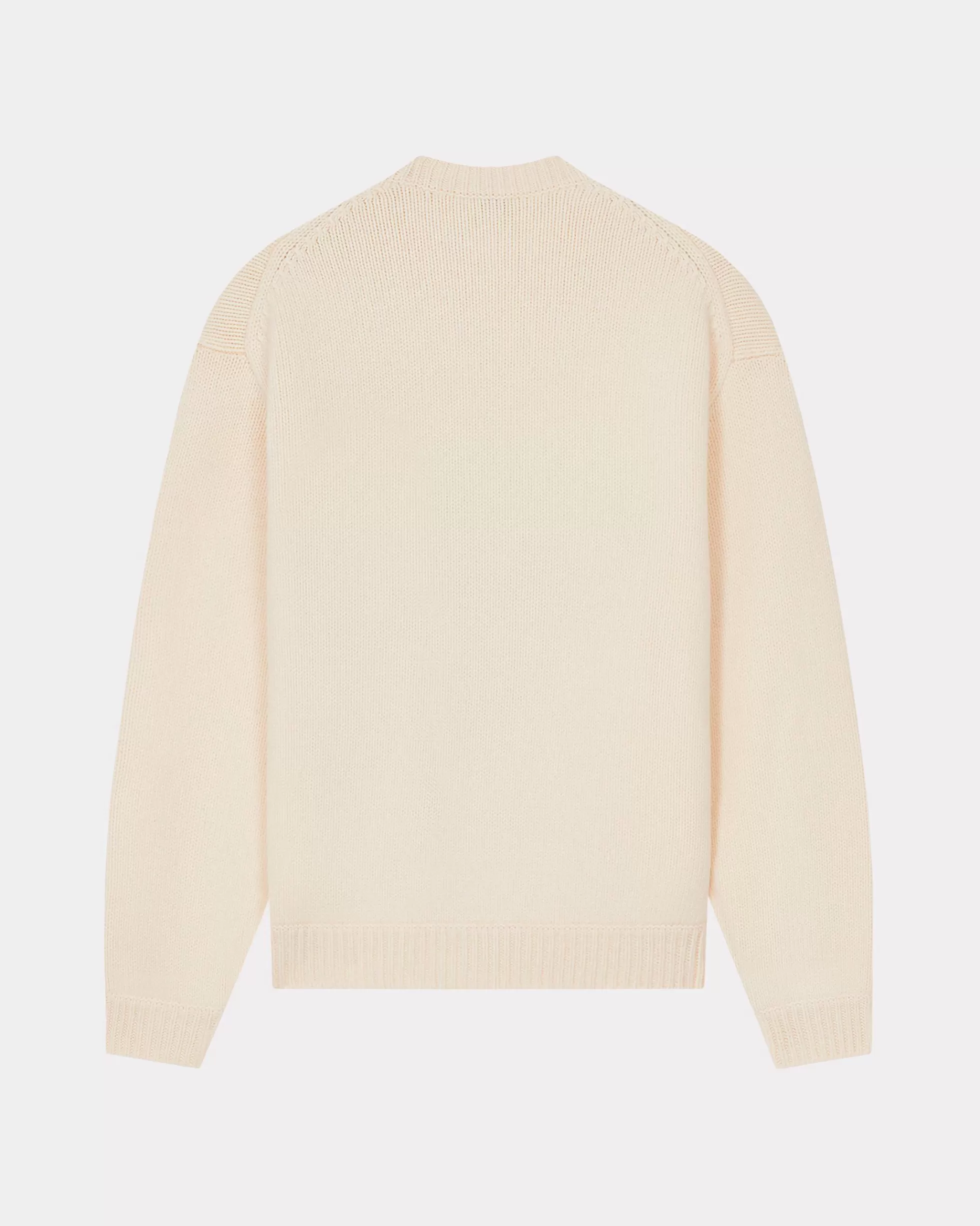 Pullover>KENZO Pullover mit „ Éléphant“-Stickerei Off White