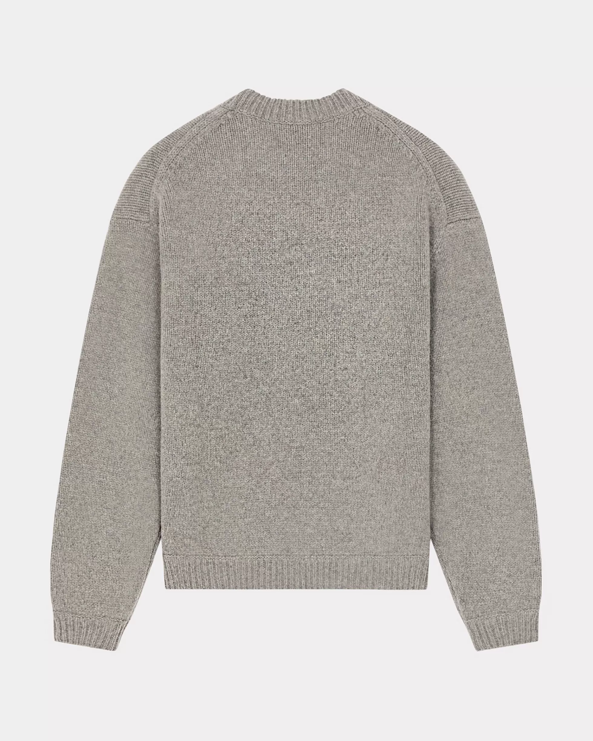 Pullover>KENZO Pullover mit „ Éléphant“-Stickerei Misty Grey