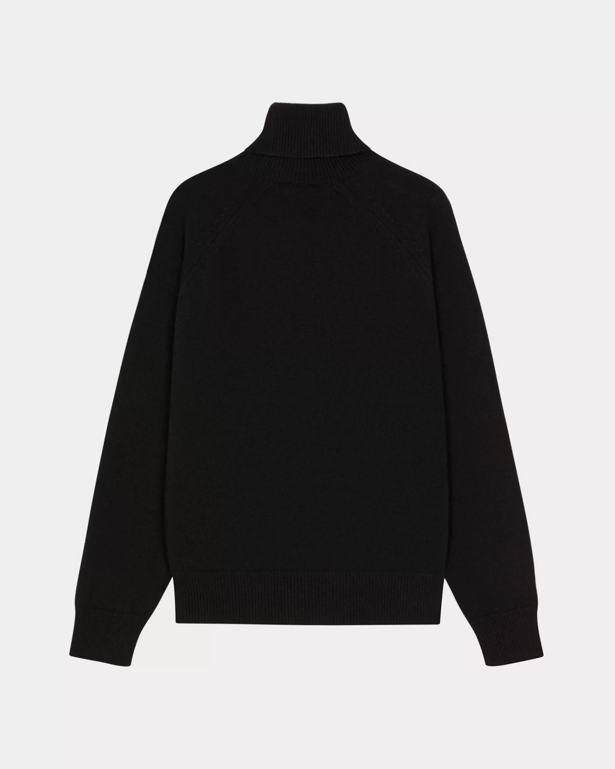 Pullover>KENZO Rollkragenpullover aus RWS-Wolle mit „Boke Flower Crest“ Black