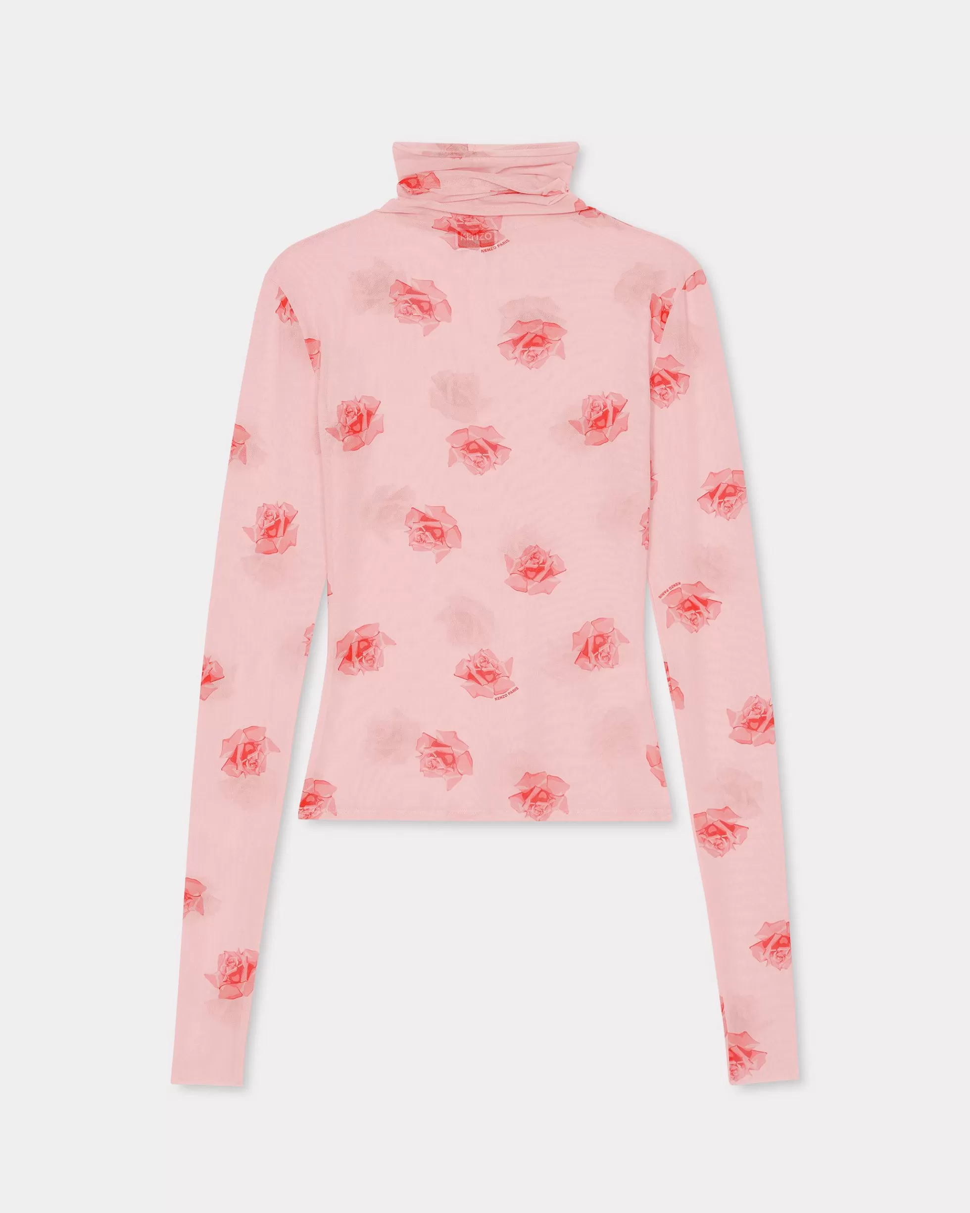 Hemd und Tops | Campaign Looks>KENZO Rollkragenpullover „ Rose“ Faded Pink