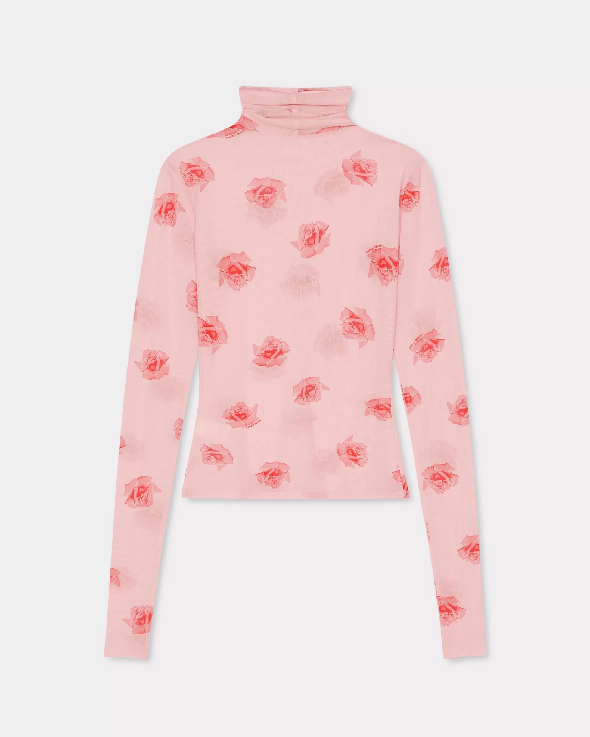 Hemd und Tops | Campaign Looks>KENZO Rollkragenpullover „ Rose“ Faded Pink