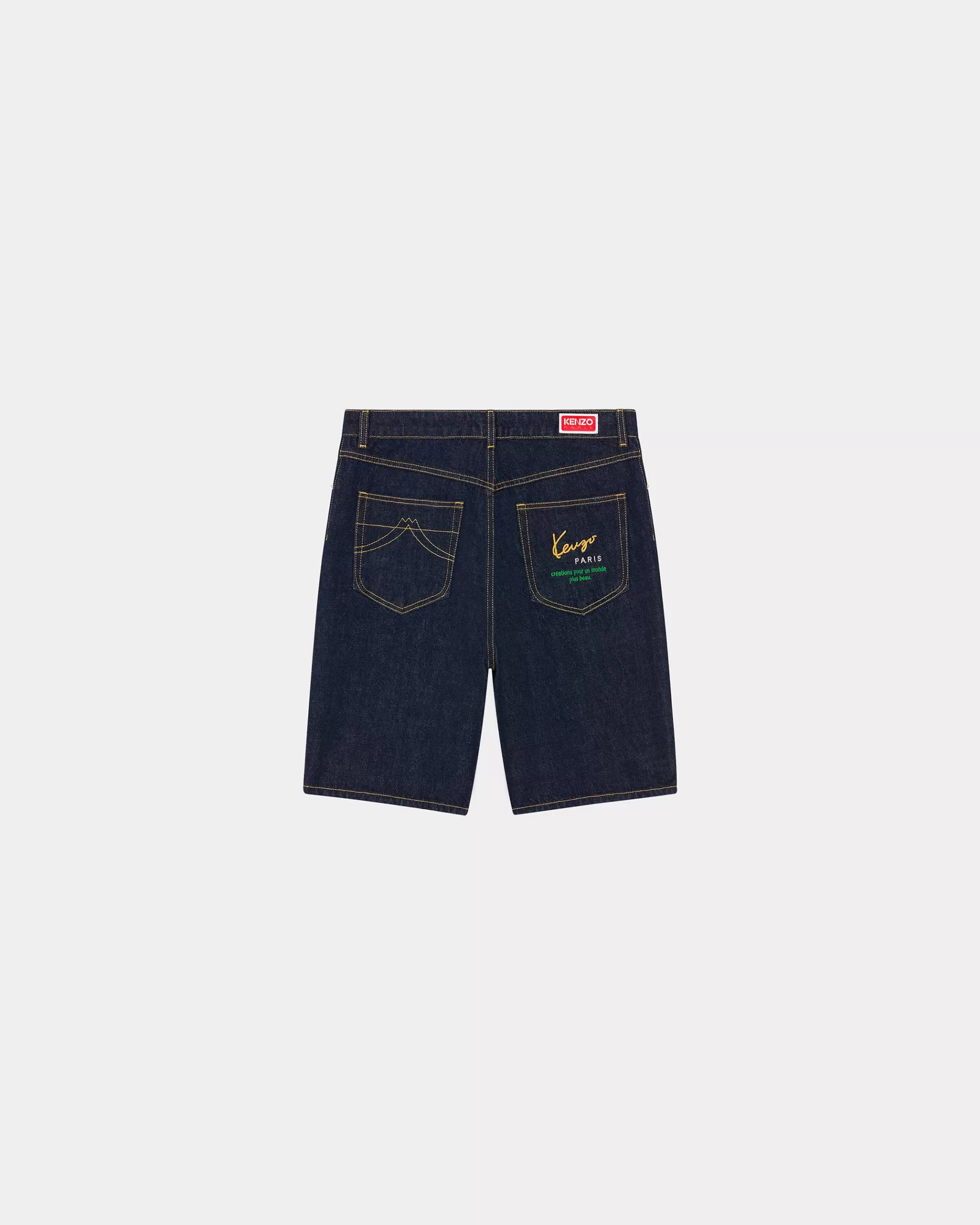 Denim | Hosen und Shorts>KENZO Schmale Jeans Bara „ Creations“ Rinse Blue Denim