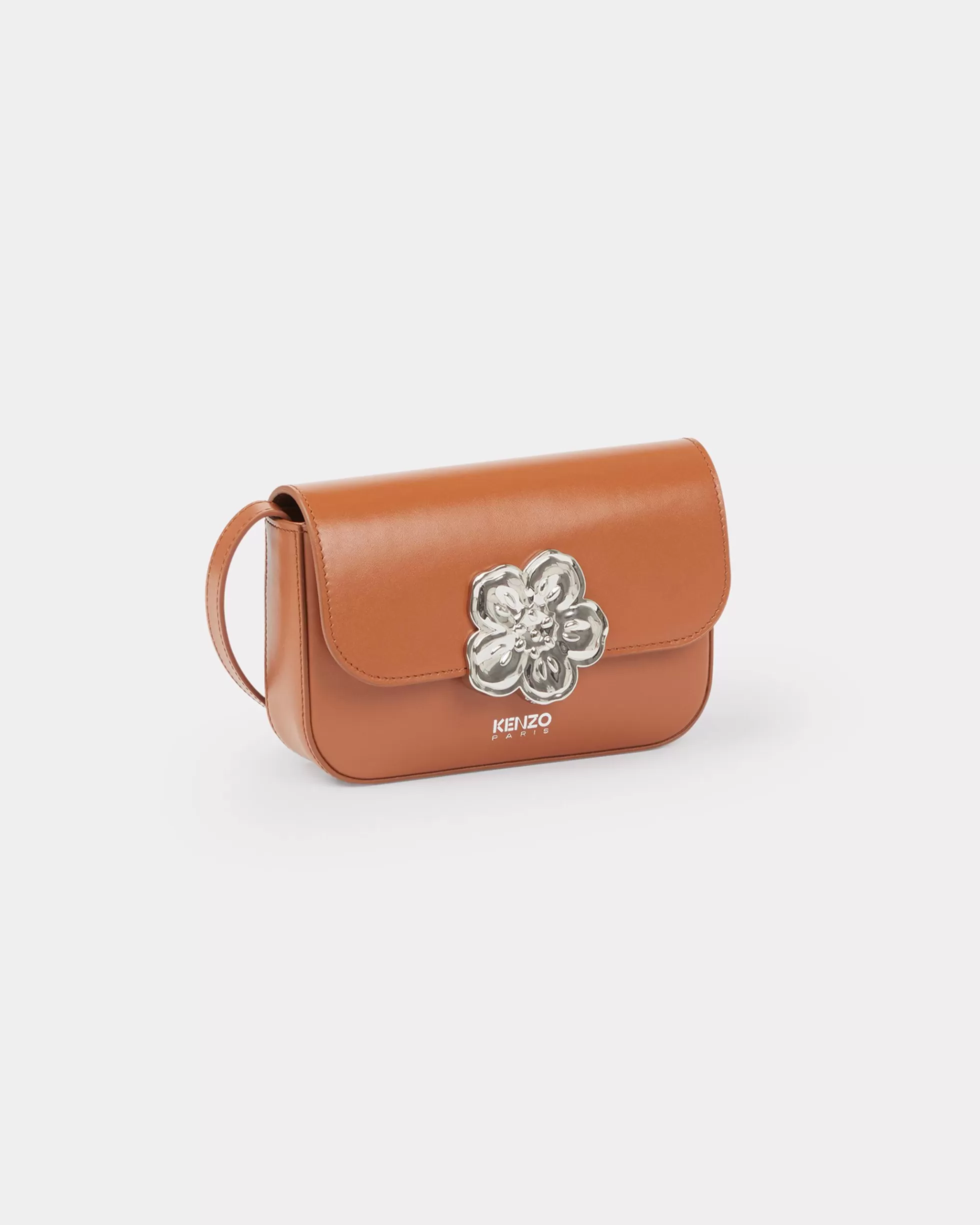 Taschen | Damentaschen>KENZO Schultertasche aus Leder „ Boke“ Dark Camel