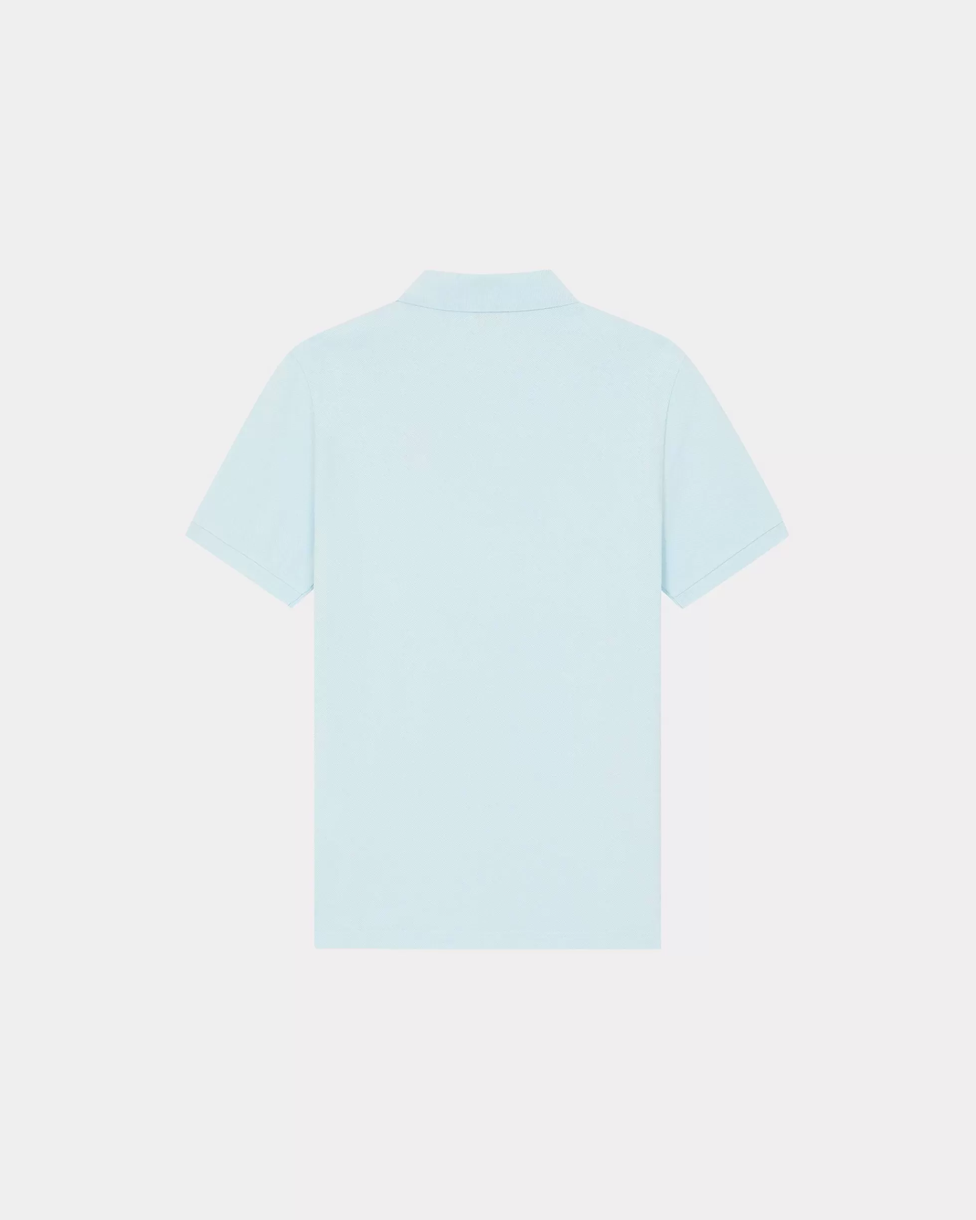 T-shirts und Polos | Boke Flower>KENZO Slim Fit Poloshirt mit „Boke Flower Crest“-Stickerei Light Blue