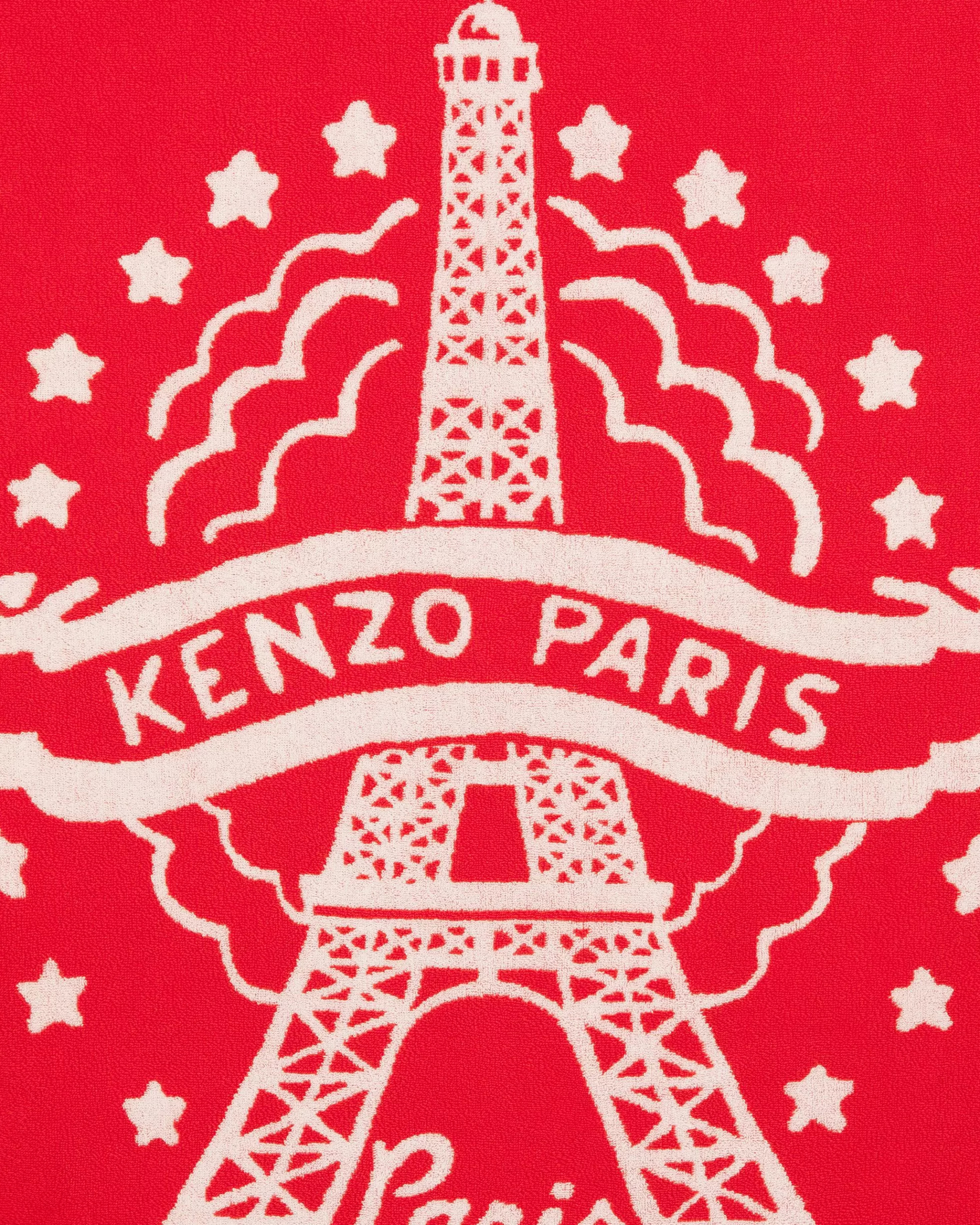 Lifestyle | Lifestyle>KENZO Strandhandtuch aus Biobaumwolle Medium Red