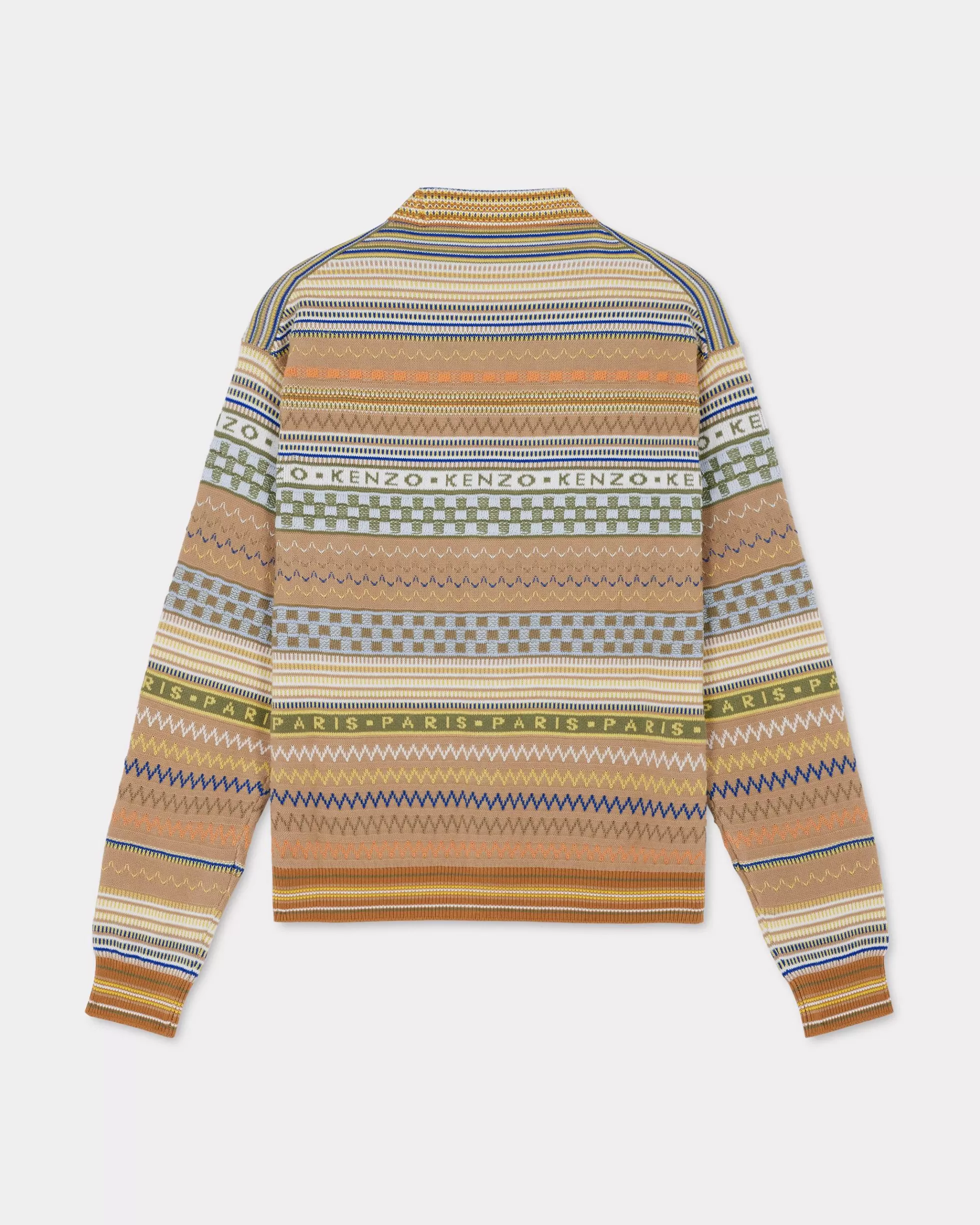 Pullover | Neue>KENZO Strickjacke „Fairisle“ Camel