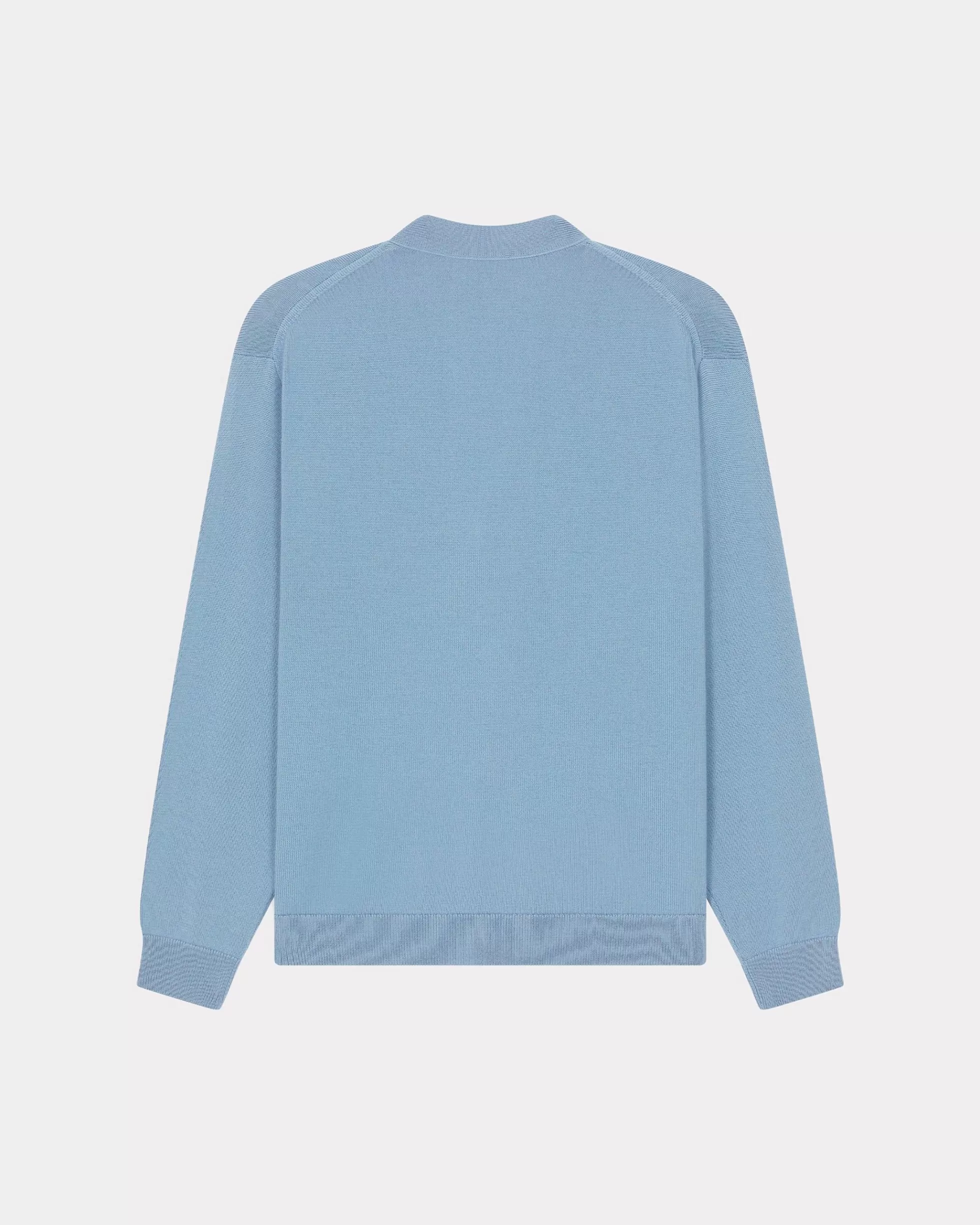 Pullover | Boke Flower>KENZO Strickjacke mit „BOKE FLOWER Crest“-Stickerei Blue