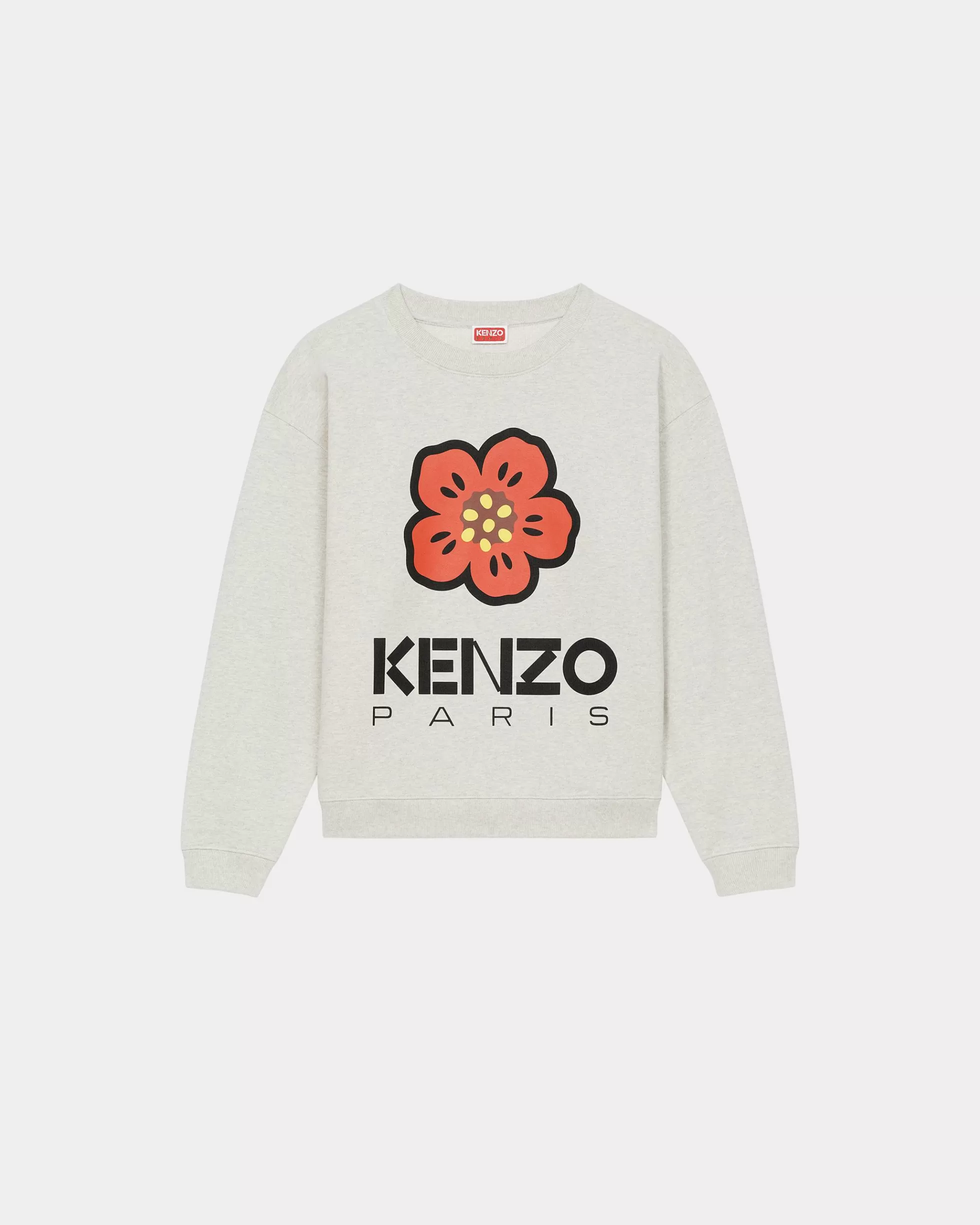 Sweatshirts und Hoodies>KENZO Sweatshirt „Boke Flower Placed“ Pale Grey