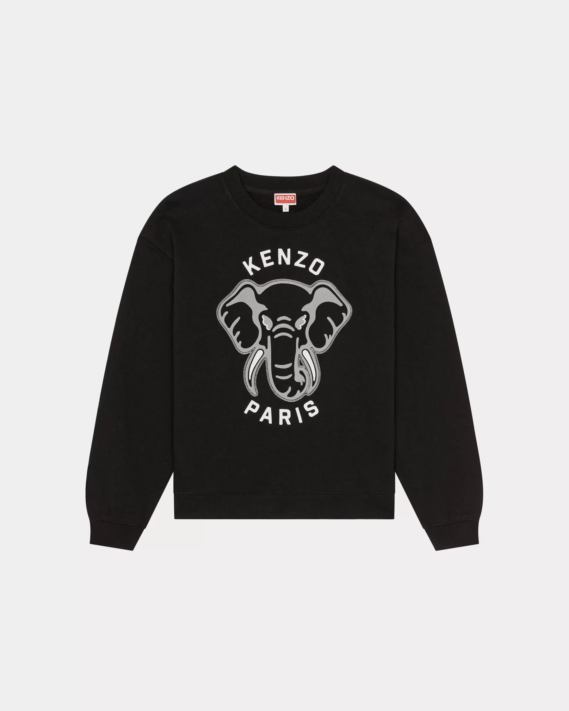 Sweatshirts und Hoodies>KENZO Sweatshirt „Varsity Jungle“ mit Elefant Black