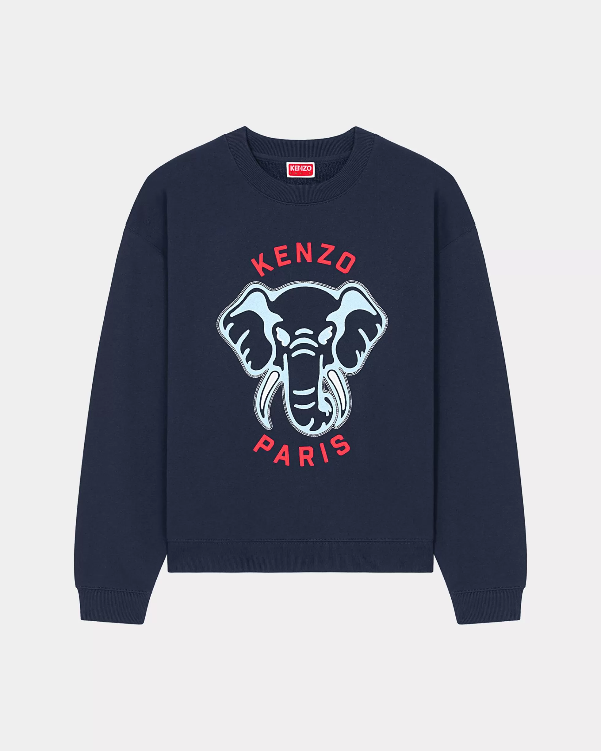 Sweatshirts und Hoodies>KENZO Sweatshirt mit „ Elephant“-Strickerei Midnight Blue