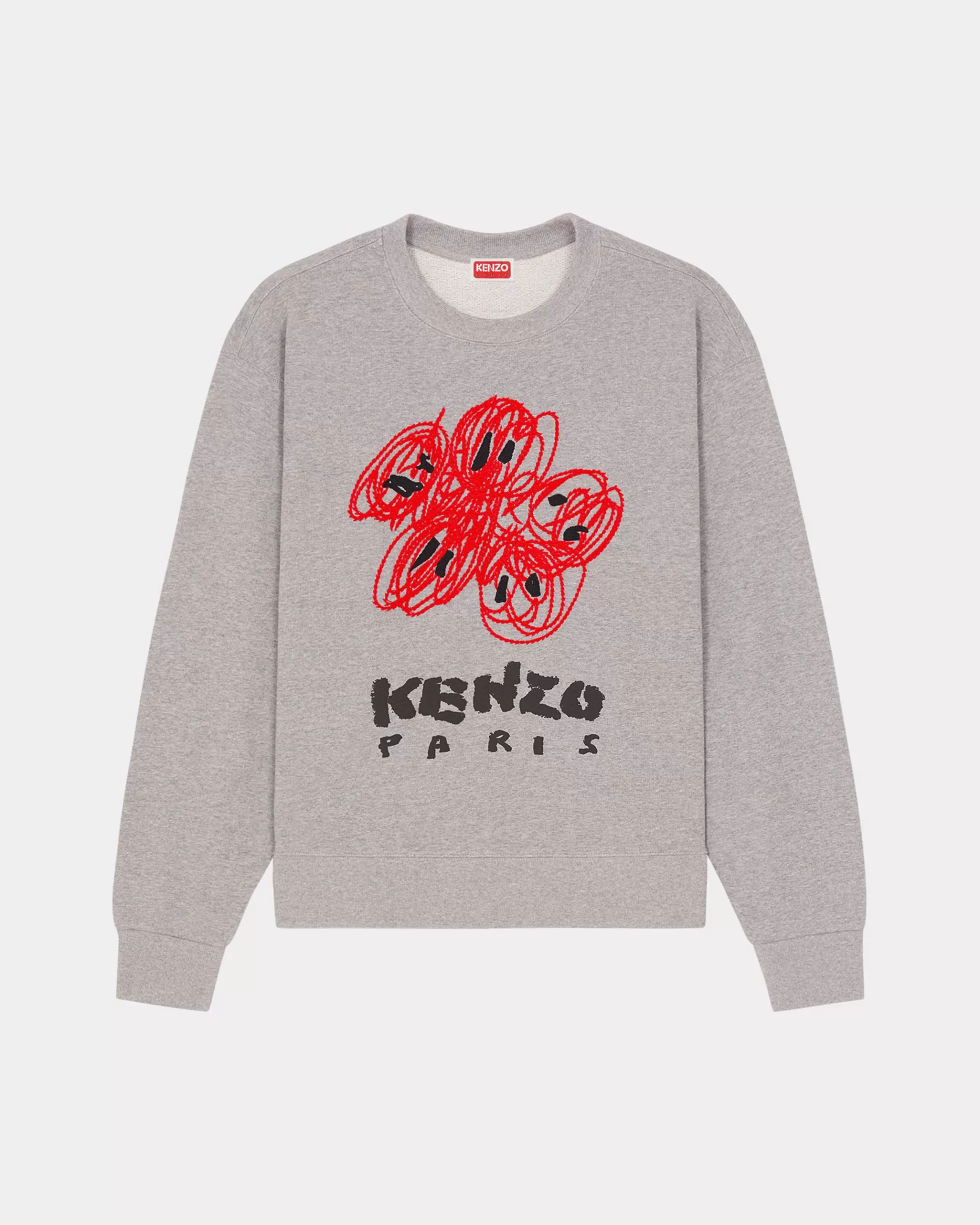 Sweatshirts und Hoodies>KENZO Sweatshirt mit Stickerei „ Drawn Varsity“ 94c