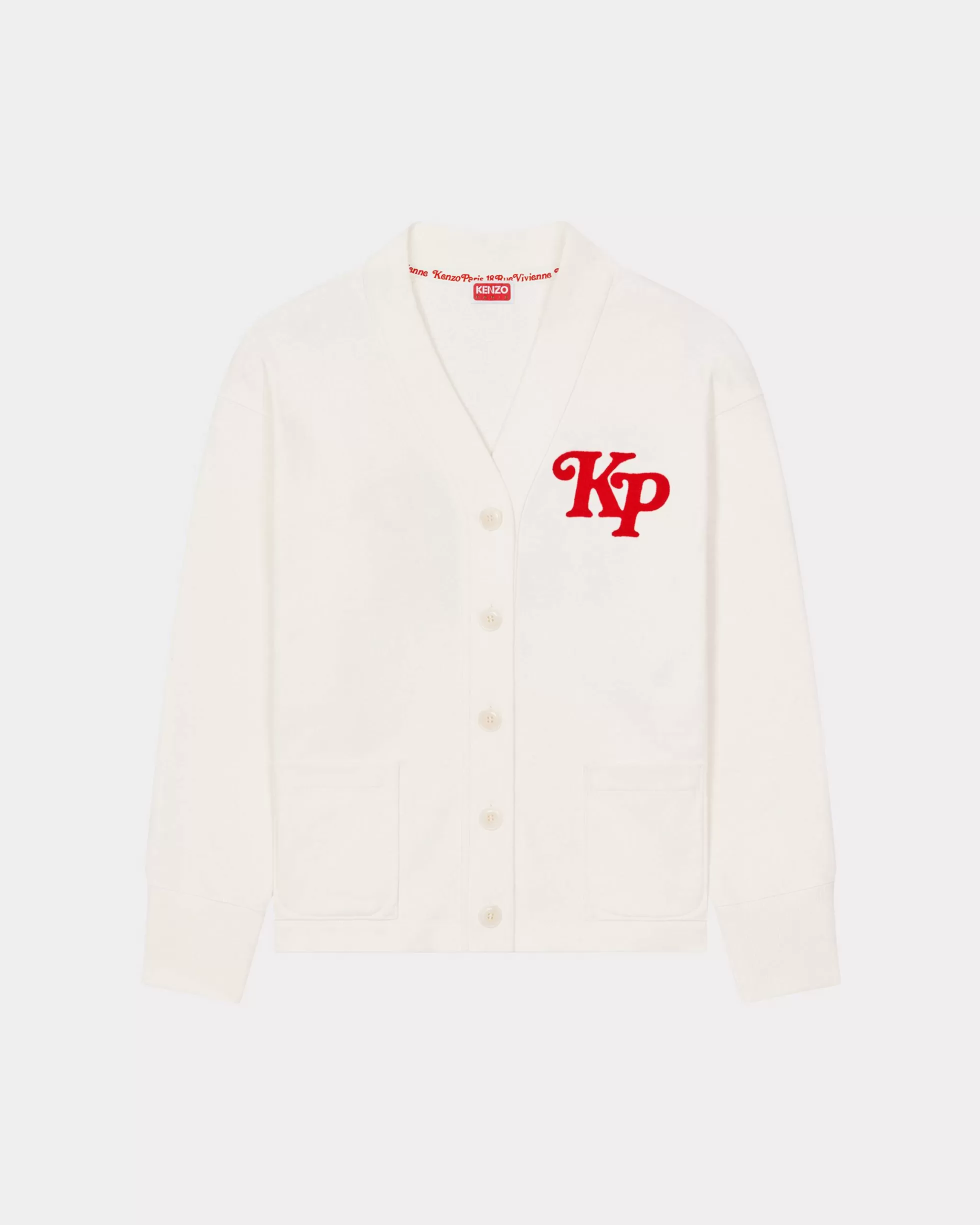 Sweatshirts und Hoodies>KENZO Sweatshirt-Strickjacke mit „ by Verdy“-Stickerei Off White