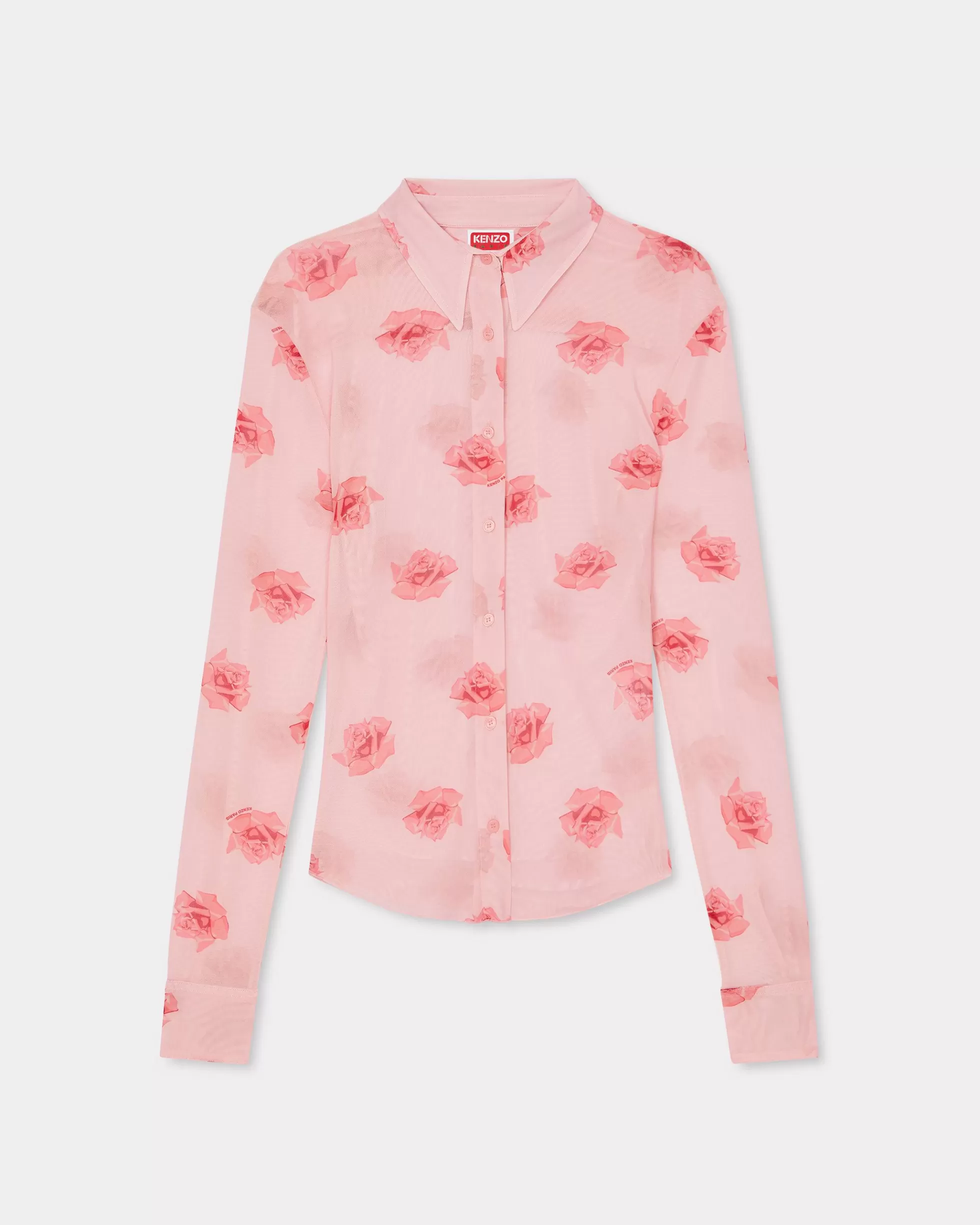 Hemd und Tops | Neue>KENZO Tailliertes Hemd „ Rose” Faded Pink