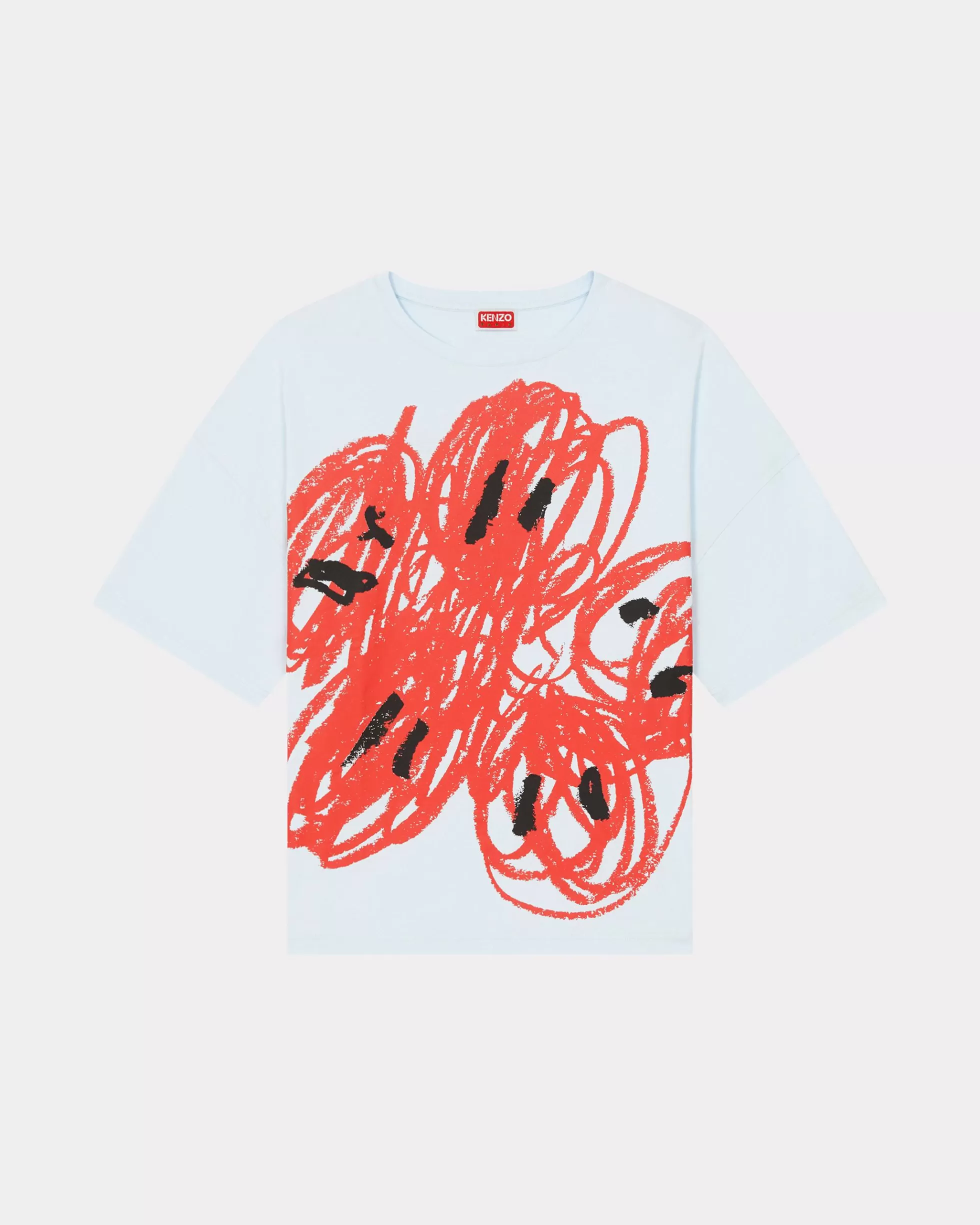 T-shirts und Polos | Geschenke>KENZO T-Shirt „ Drawn Varsity“ Light Blue