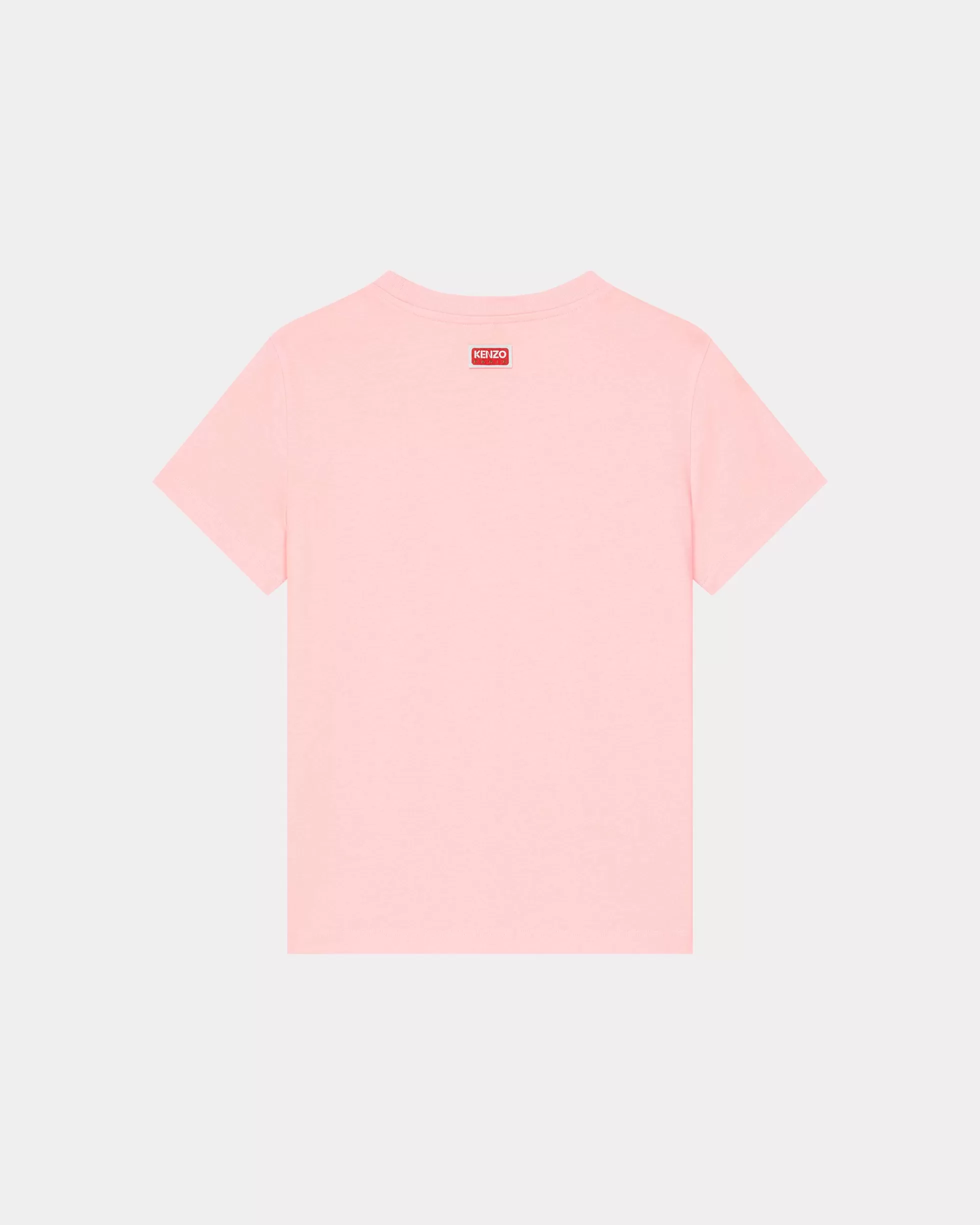 T-shirts und Polos>KENZO T-Shirt mit „ Elephant Crest“-Stickerei Faded Pink