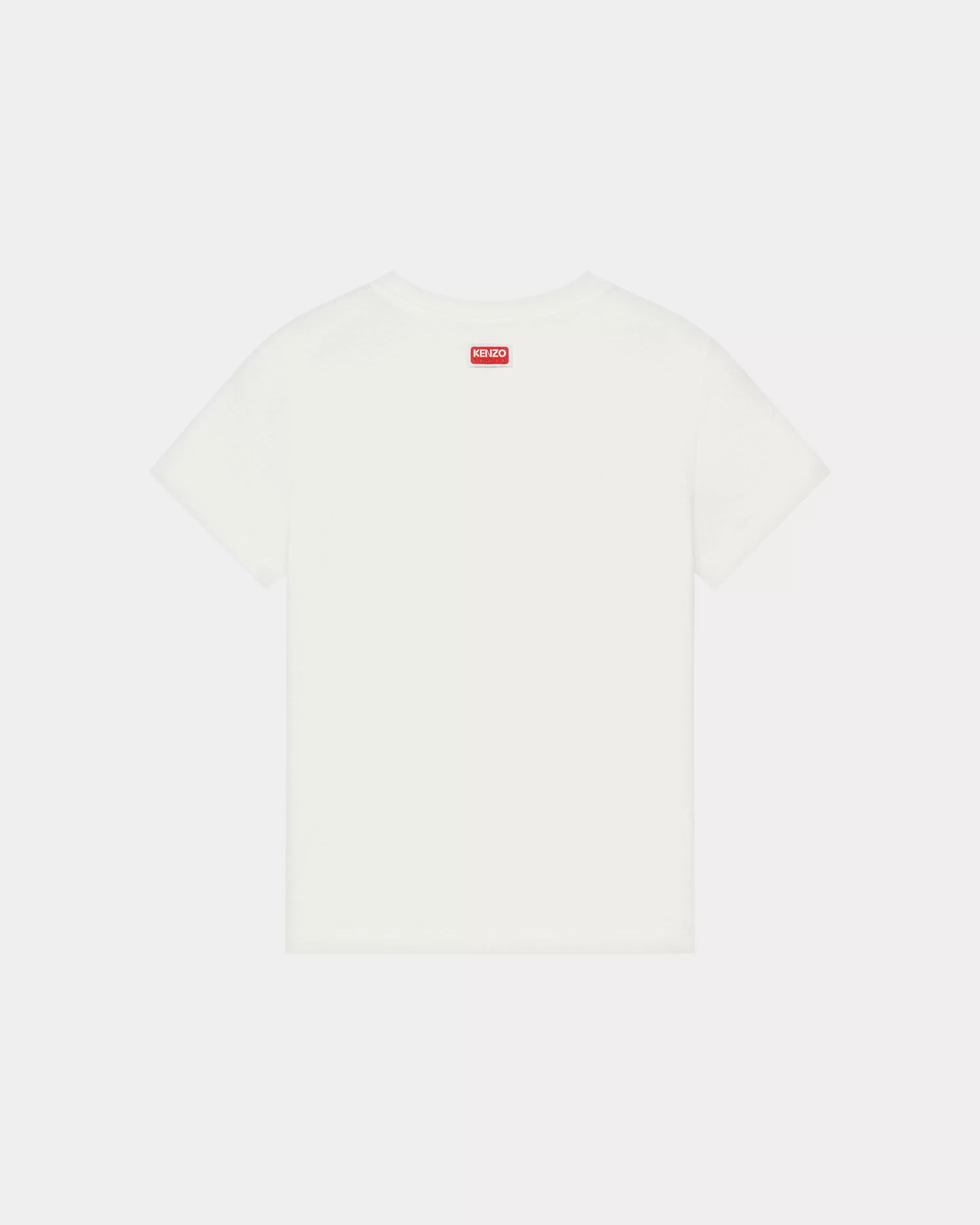 T-shirts und Polos>KENZO T-Shirt mit „ Elephant Crest“-Stickerei Off White