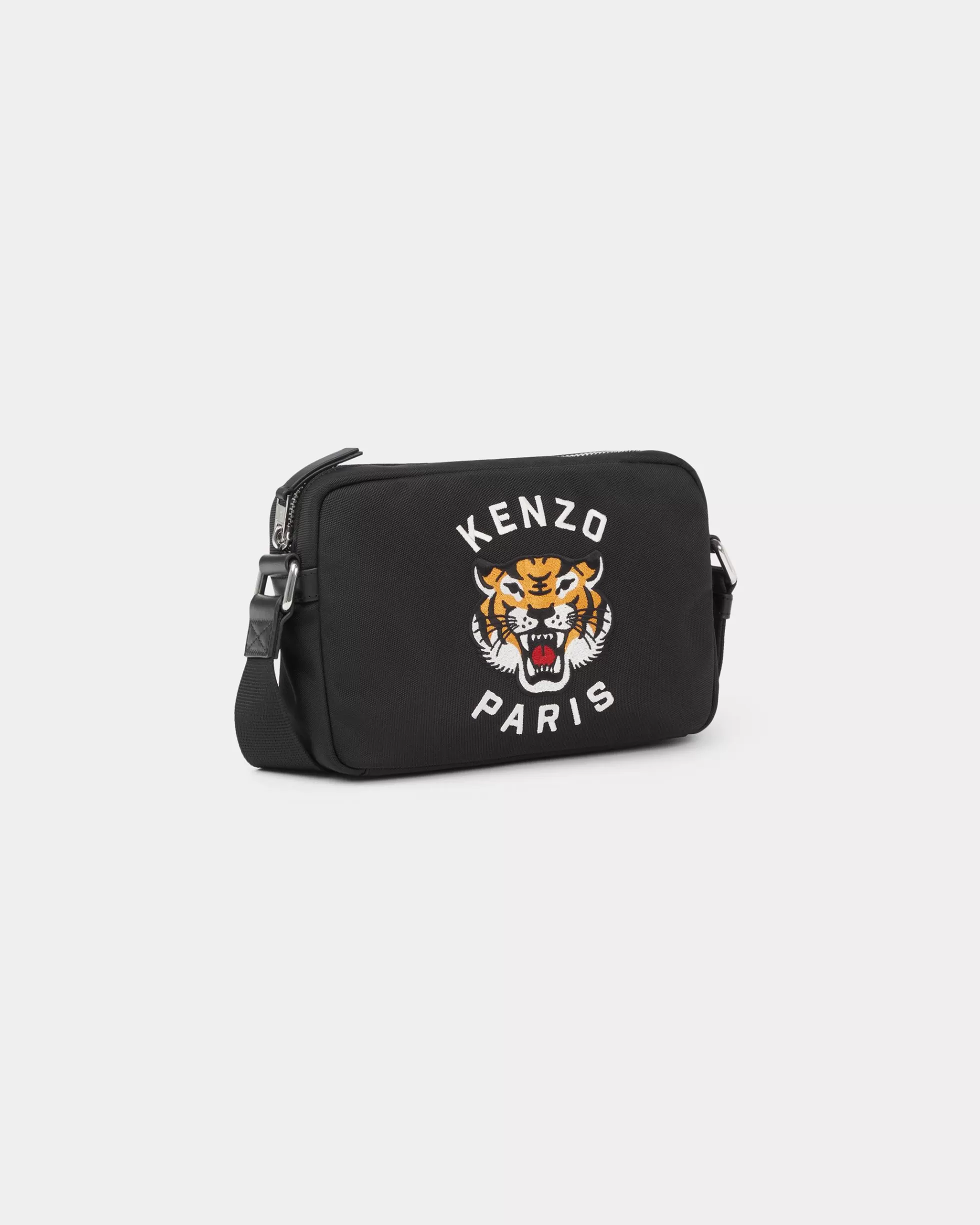 Taschen | Damentaschen>KENZO Umhängetasche mit „ Varsity“-Stickerei Black