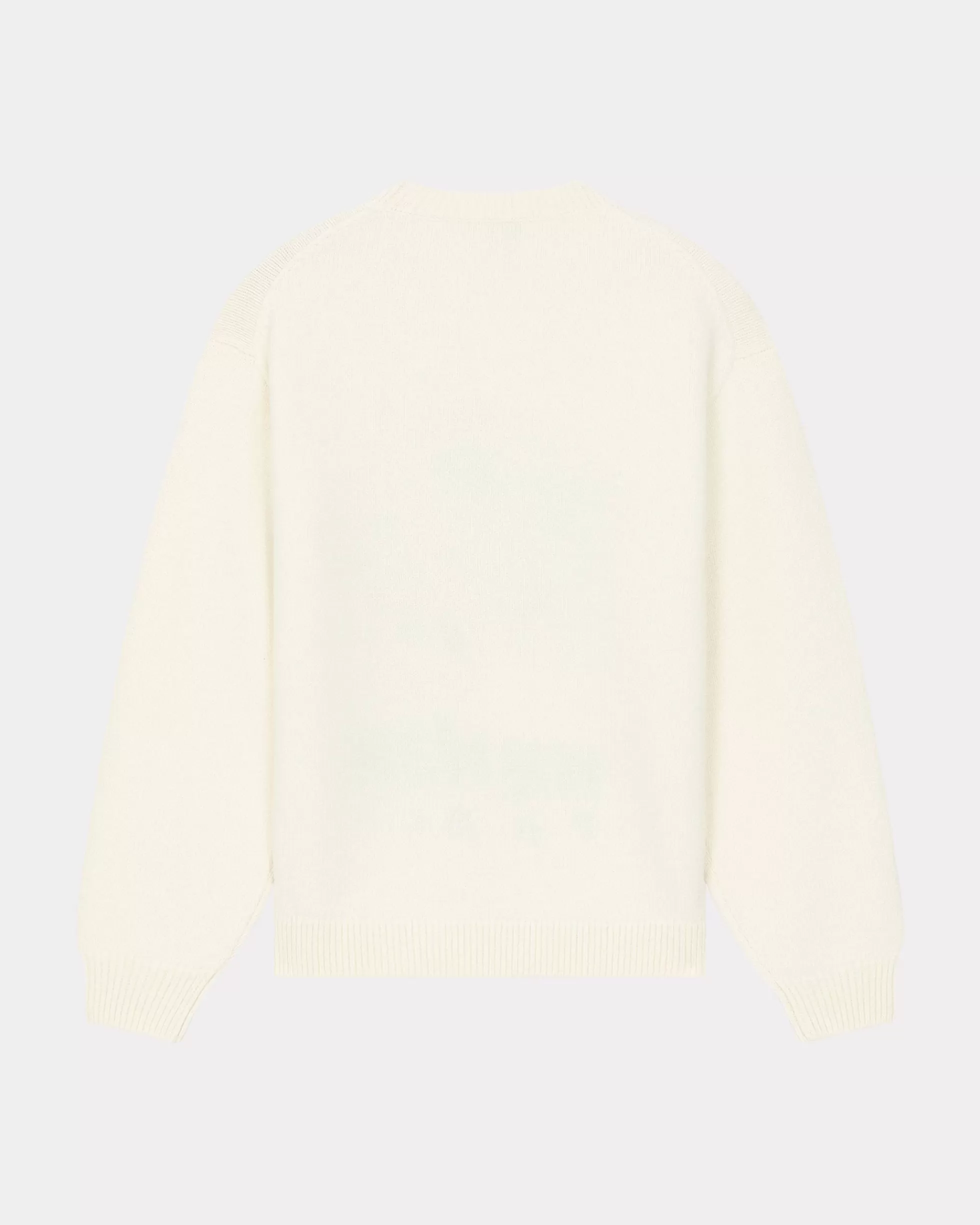 Pullover | Geschenke>KENZO Unisex Bestickter Pullover „ Drawn Varsity“ Off White