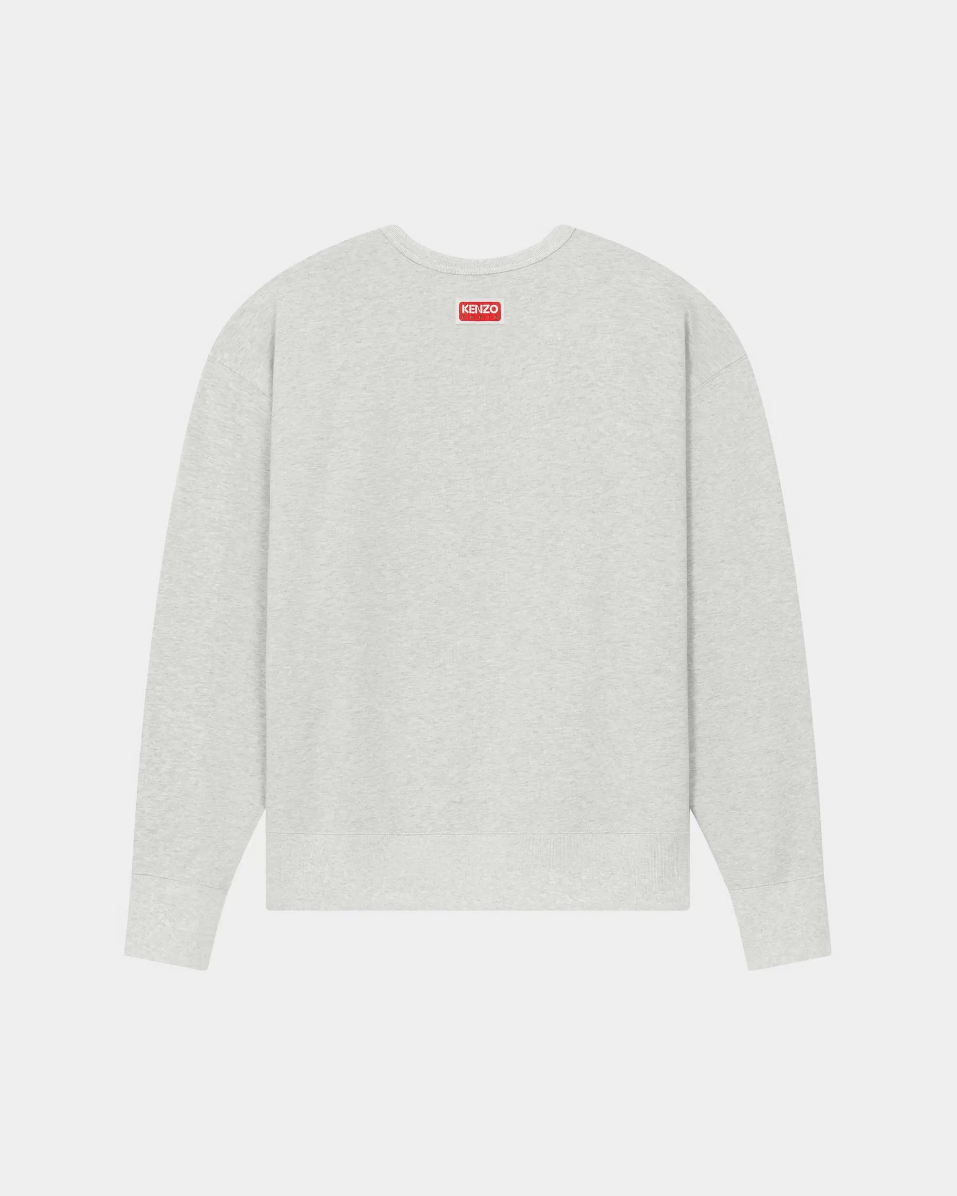 Sweatshirts und Hoodies | Neue>KENZO Unisex Besticktes Oversize Sweatshirt „ Lucky Tiger“ Pale Grey