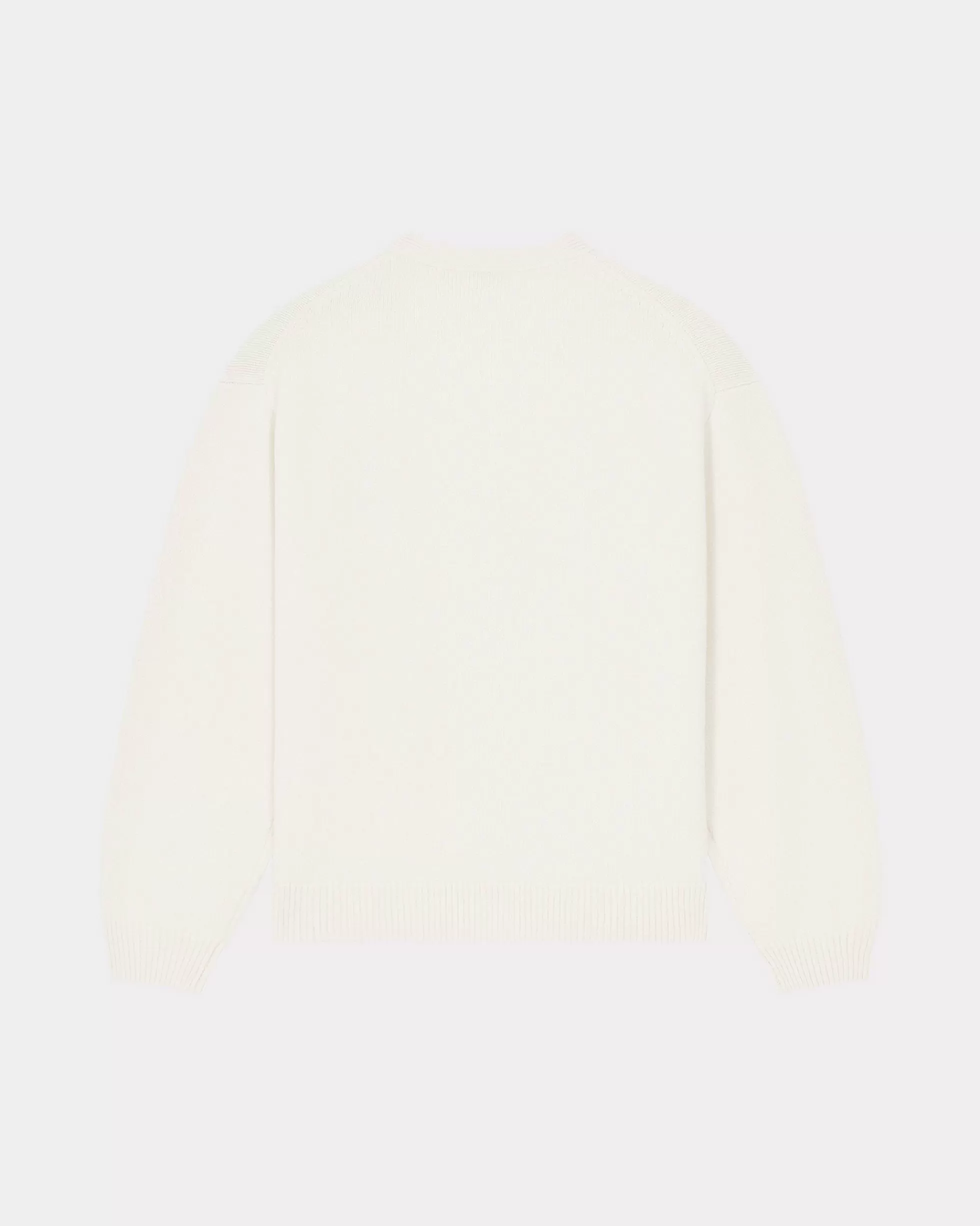 Pullover | Pullover>KENZO Unisex Cardigan mit „ Drawn Varsity“-Stickerei Off White