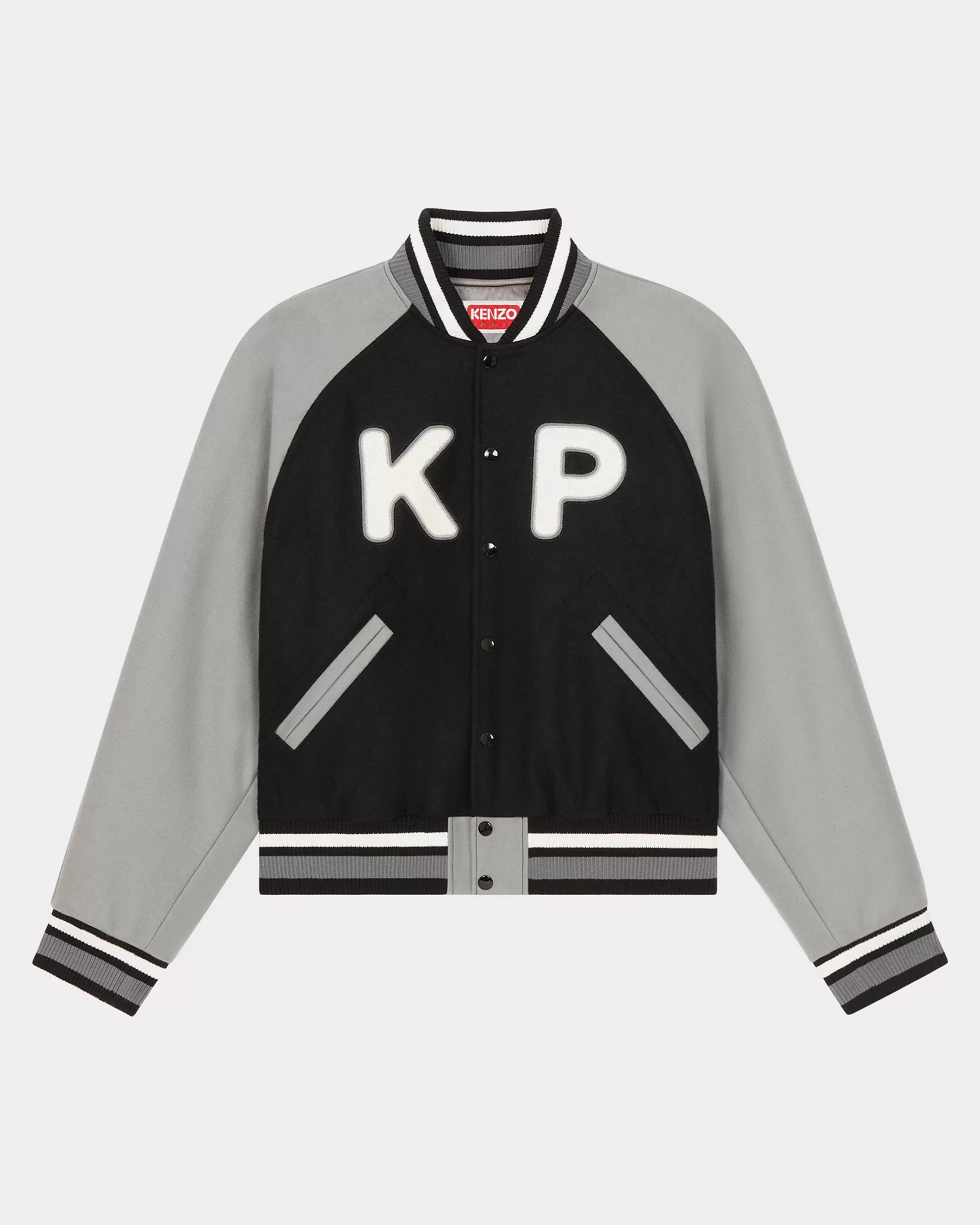 Jacken und Mäntel | Jacken und Mäntel>KENZO Unisex Wolljacke „Varsity“ Black