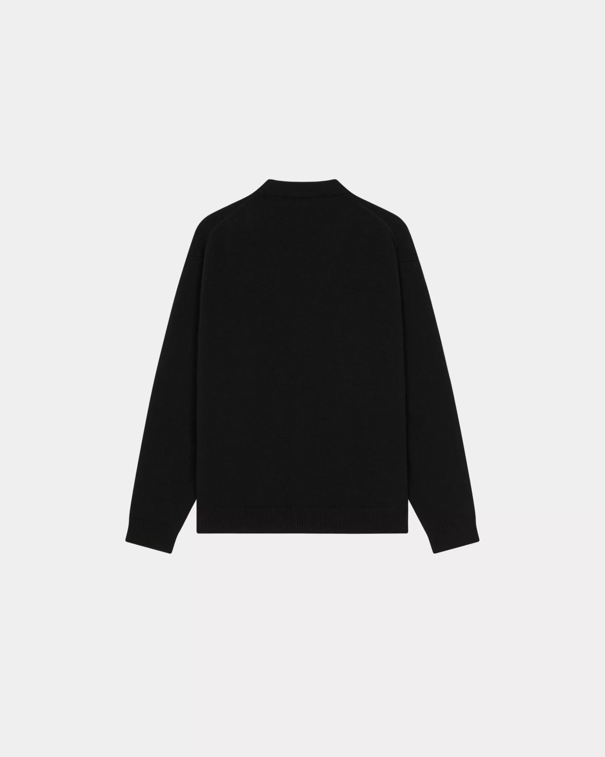 Pullover | Geschenke>KENZO Woll-Cardigan mit „Boke Flower Crest“ Black