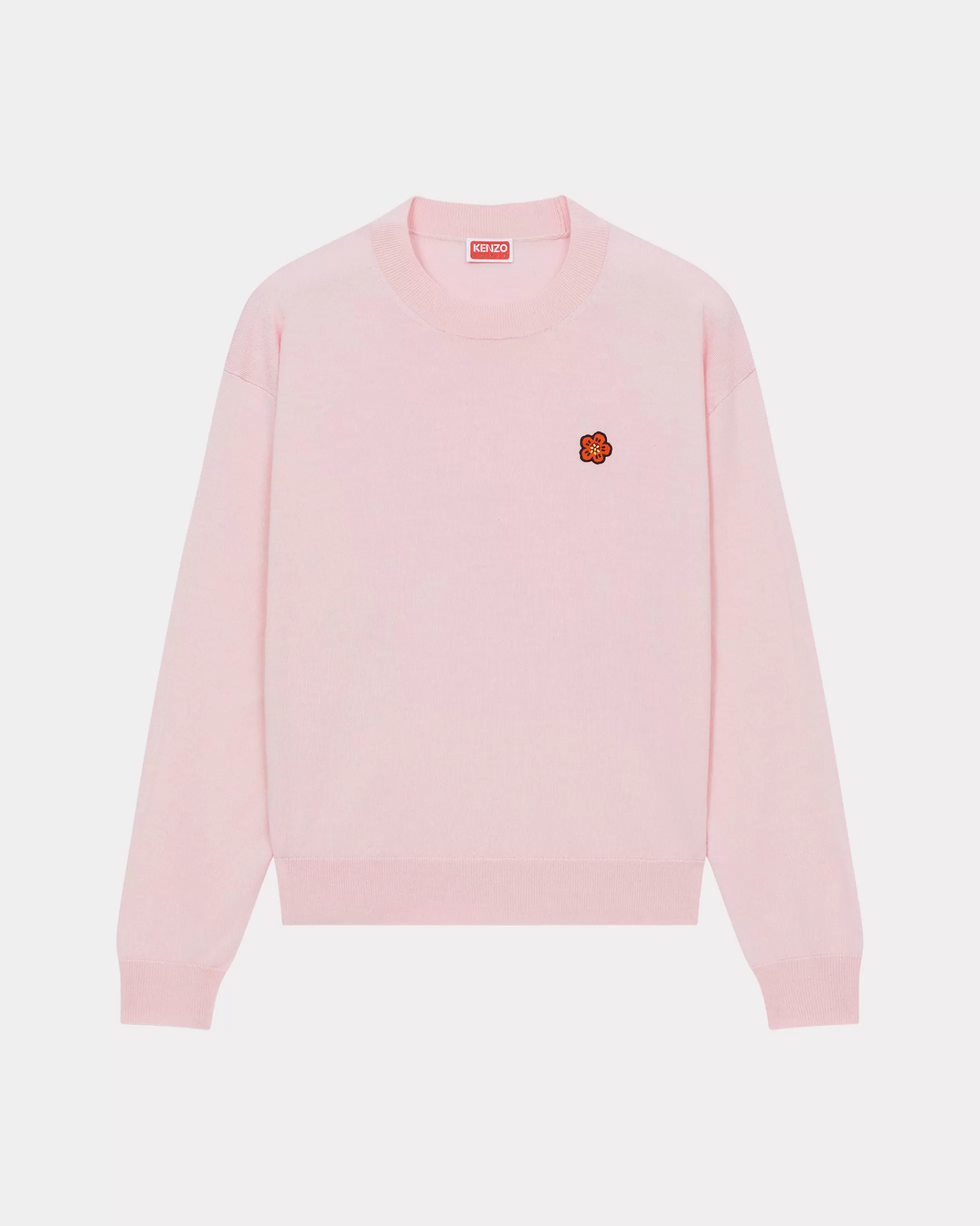 Pullover | Boke Flower>KENZO Wollpullover mit „Boke Flower Crest“ Faded Pink