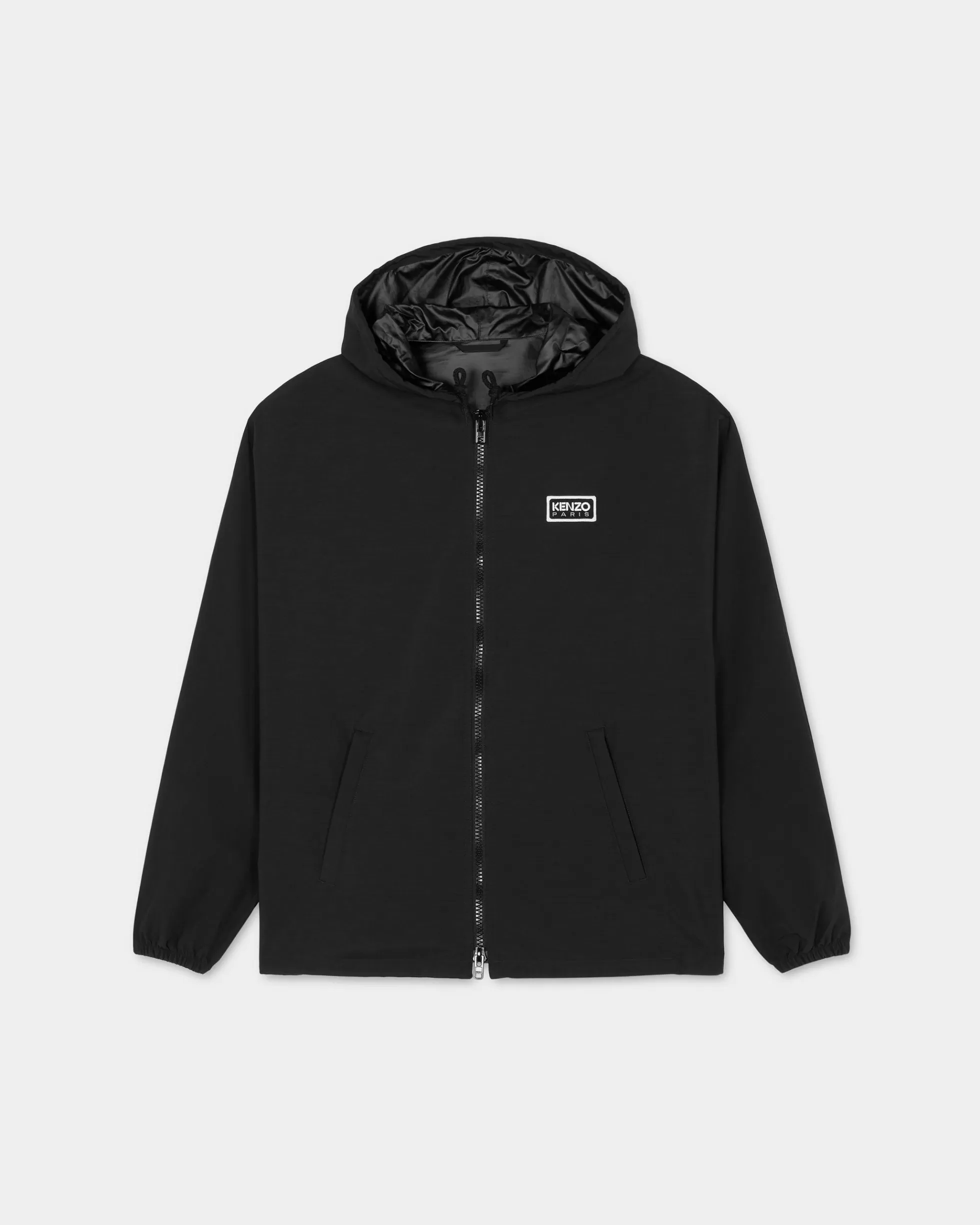 Neue | Jacken und Mäntel>KENZO Zweifarbige kurze Windjacke „ Paris“ Black